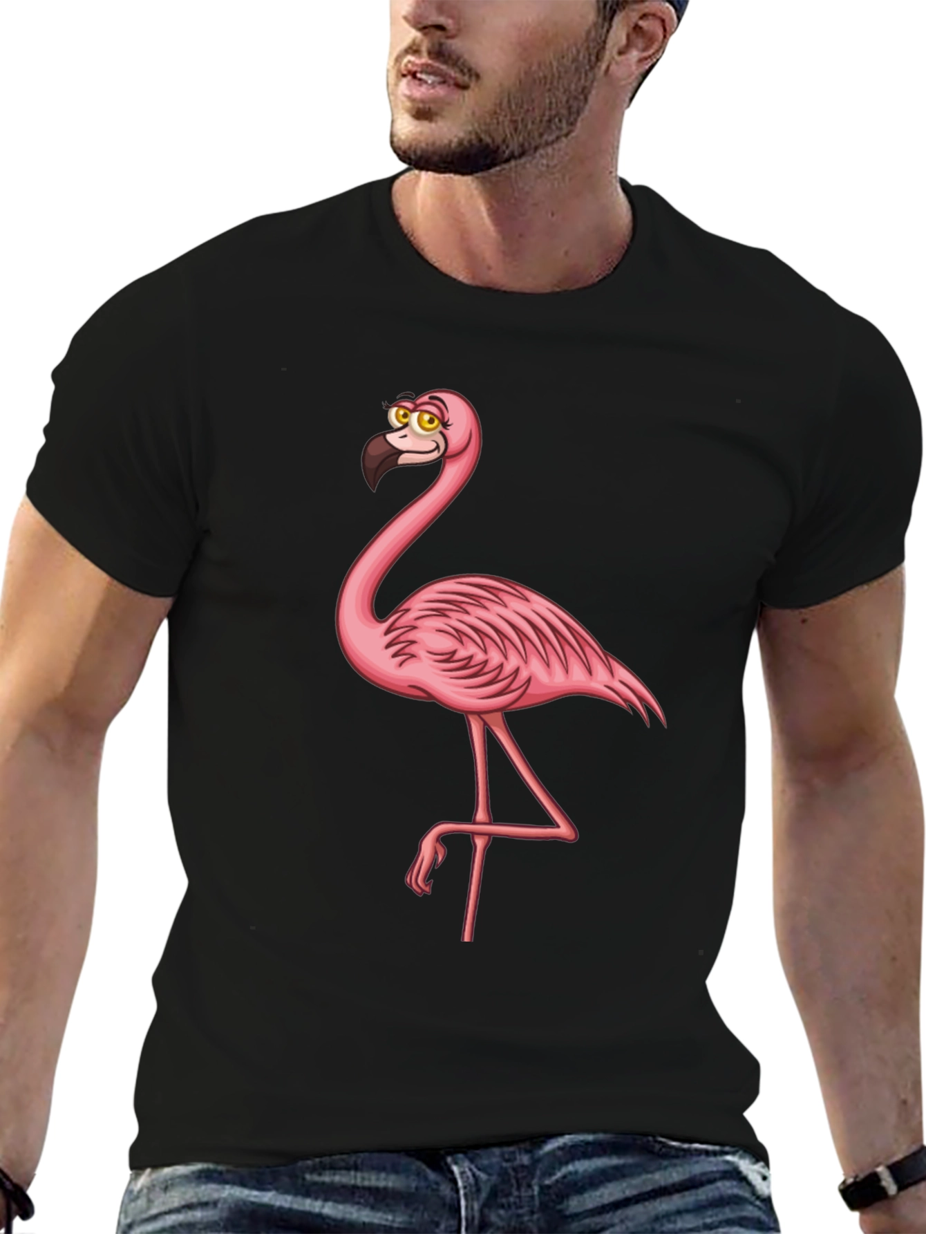 Funny Flamingo Graphic Tee