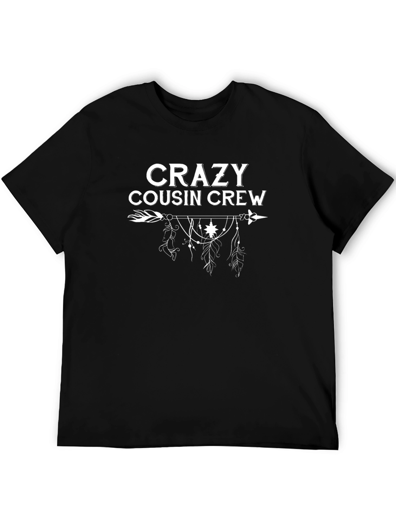 Crazy Cousin Crew T-Shirt - Black