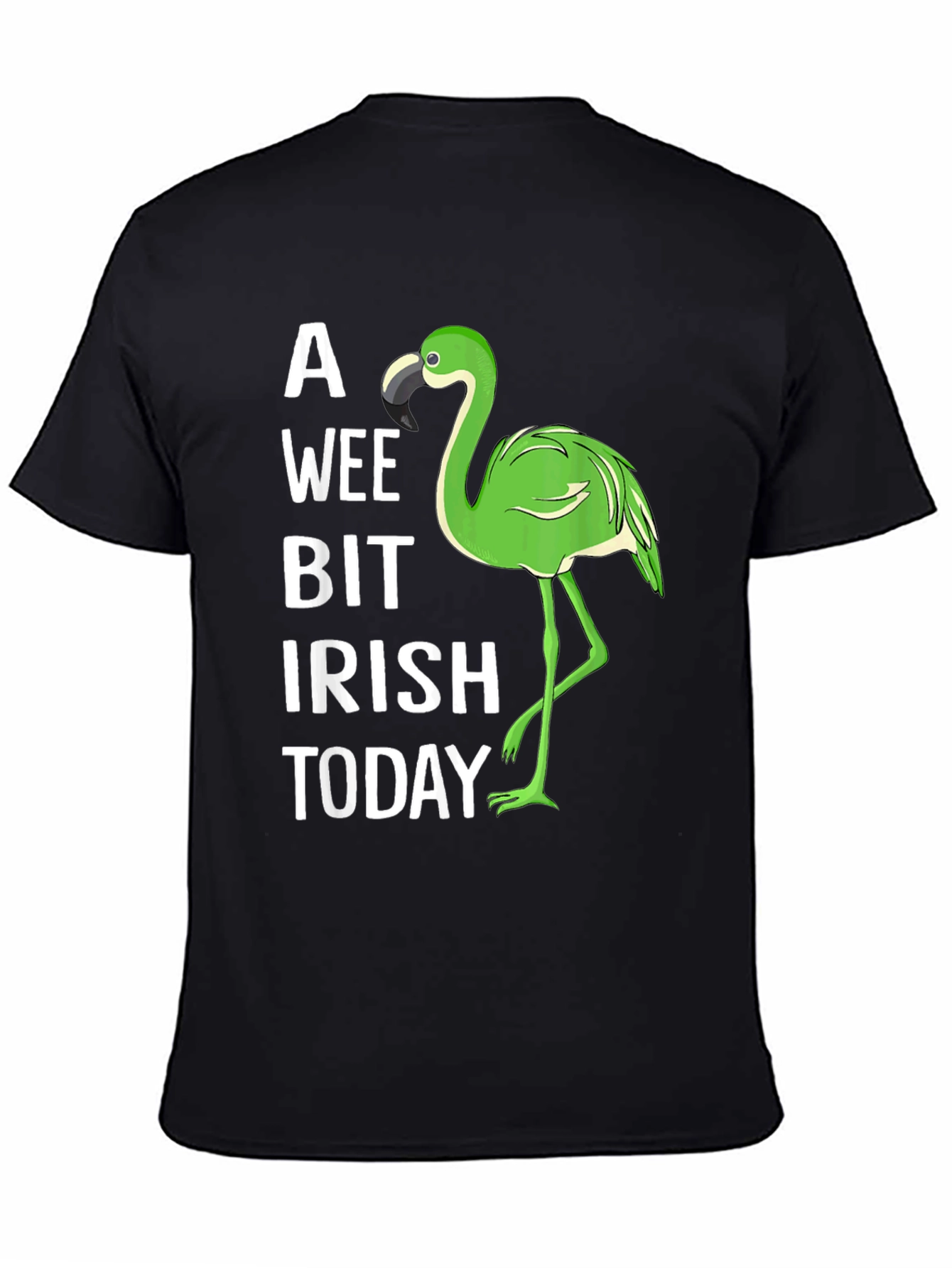 A Wee Bit Irish Flamingo Graphic Tee