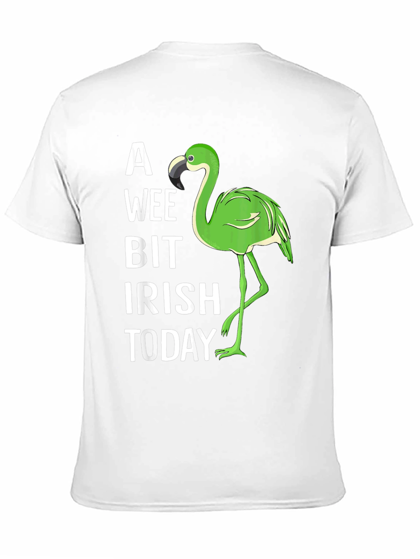 A Wee Bit Irish Flamingo Graphic Tee