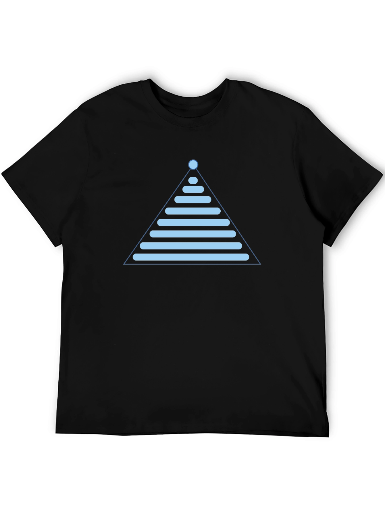 Modern Geometric Pyramid T-Shirt