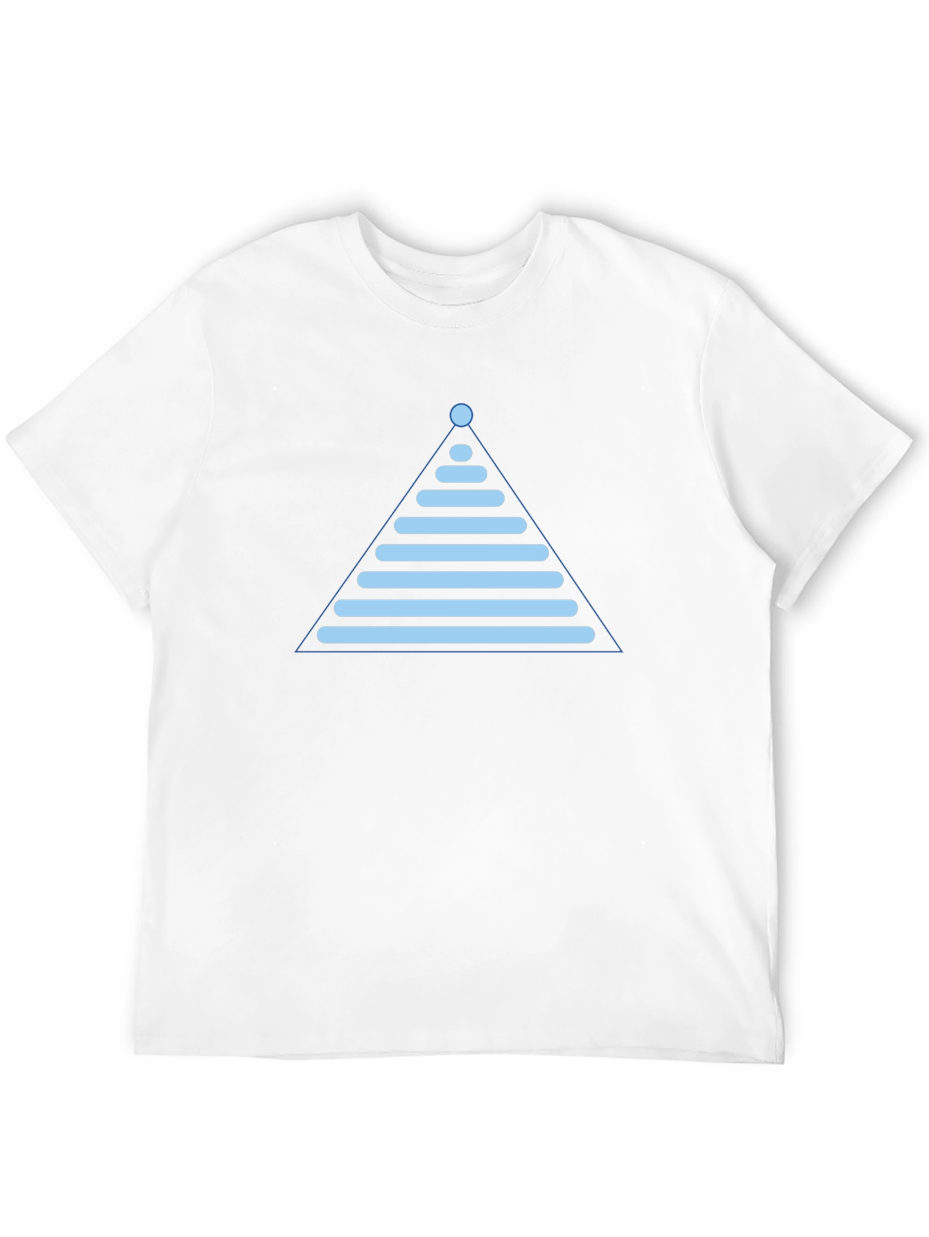 Modern Geometric Pyramid T-Shirt