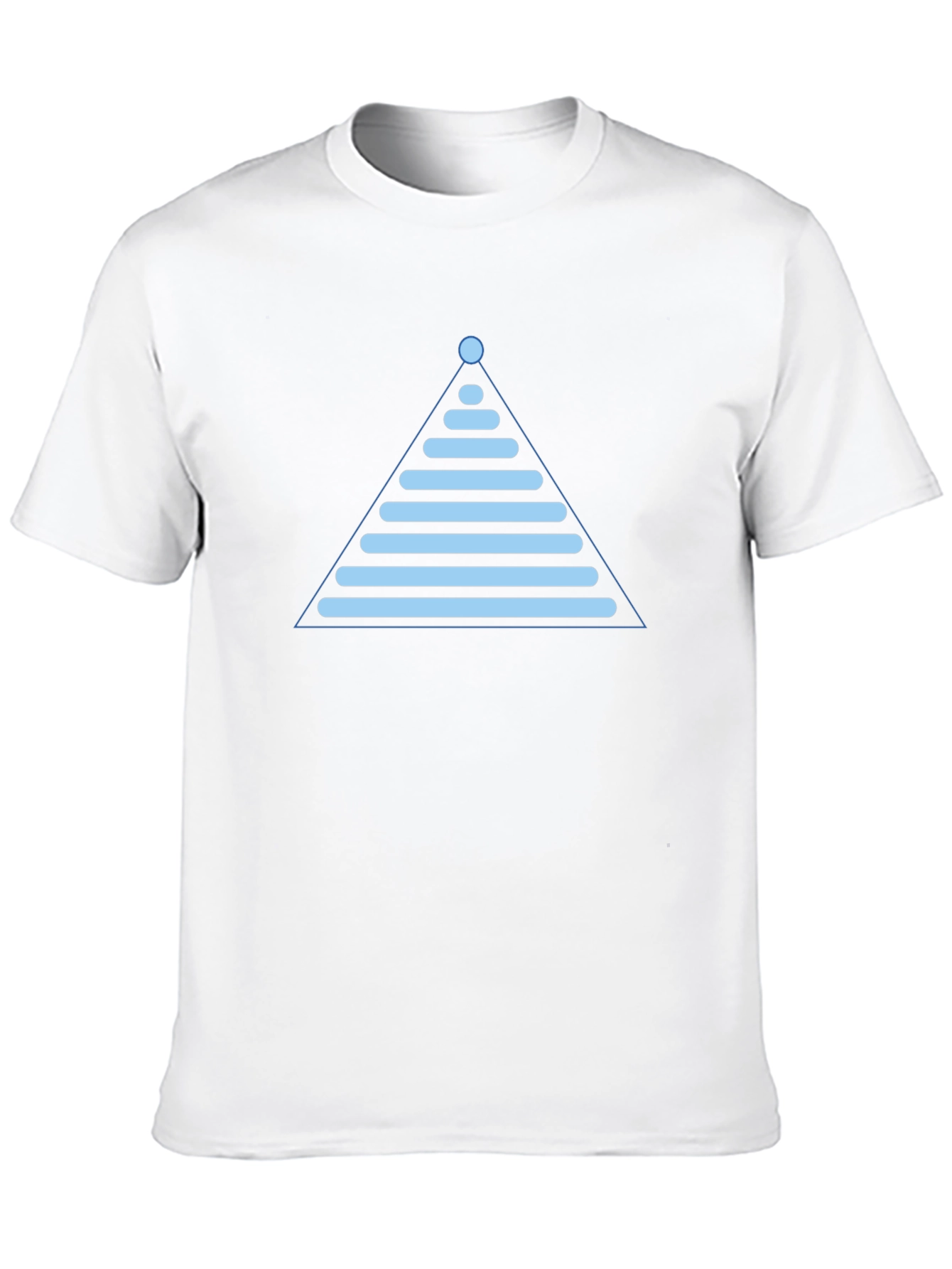 Modern Geometric Pyramid T-Shirt