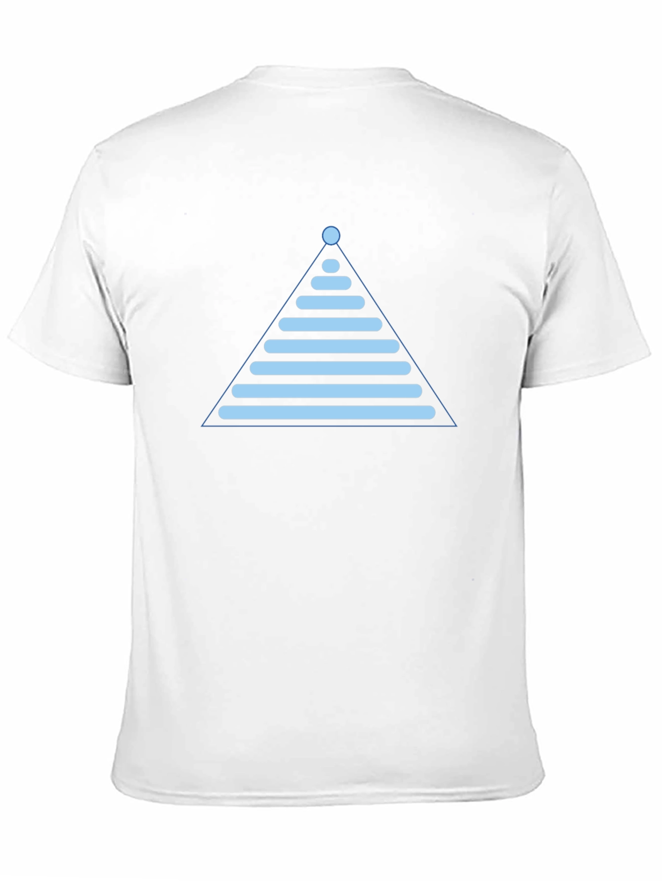 Modern Geometric Pyramid T-Shirt