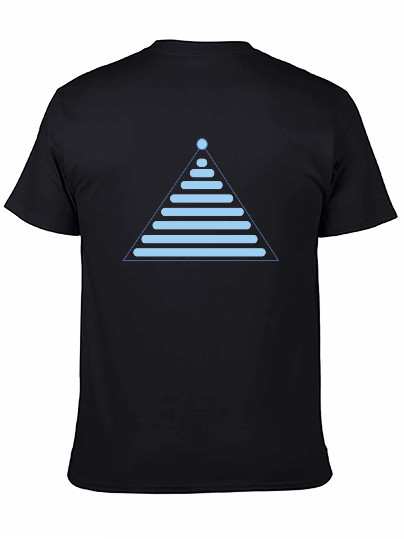 Modern Geometric Pyramid T-Shirt