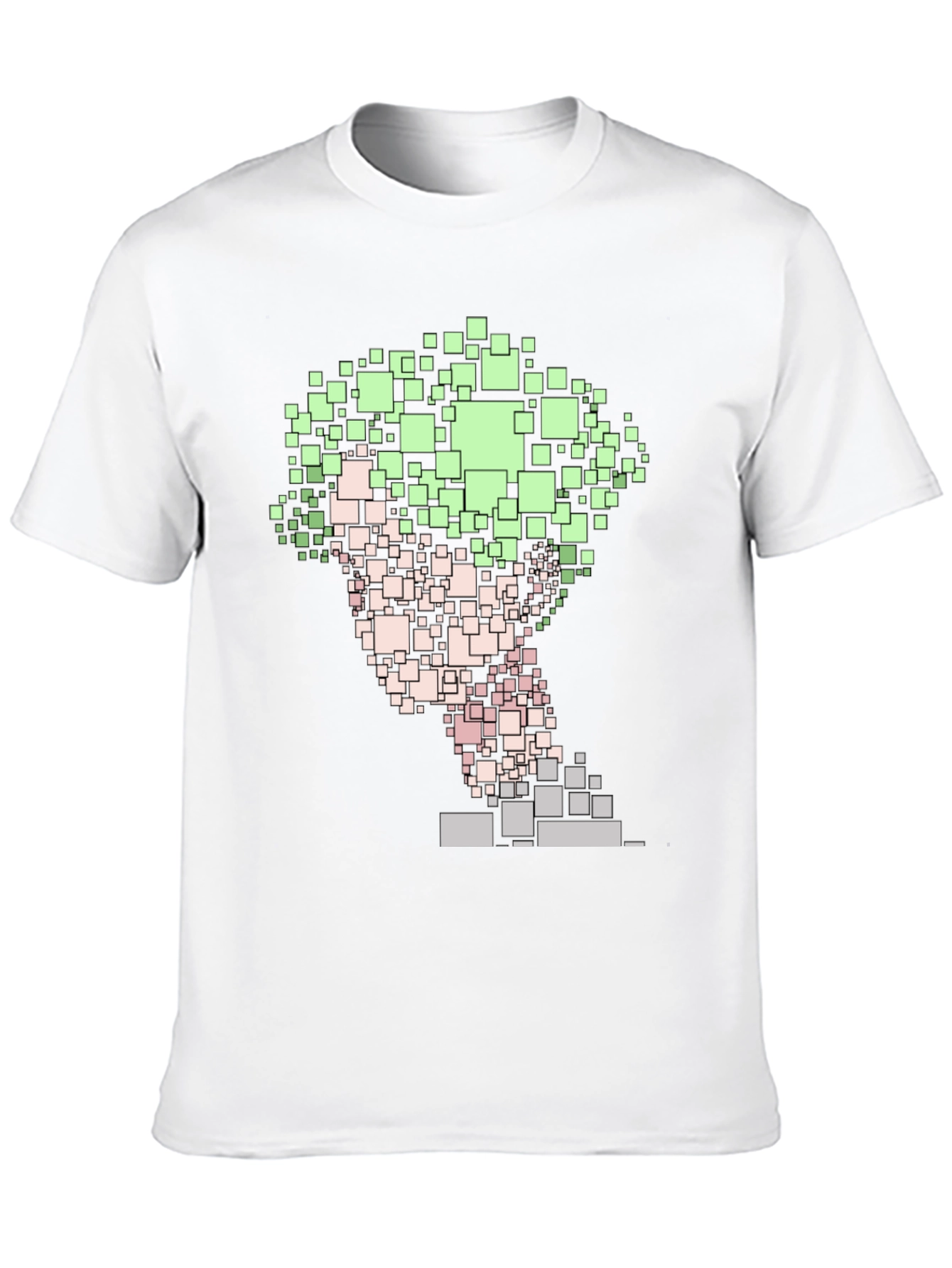 Abstract Pixel Art T-Shirt - Stylish Graphic Tee
