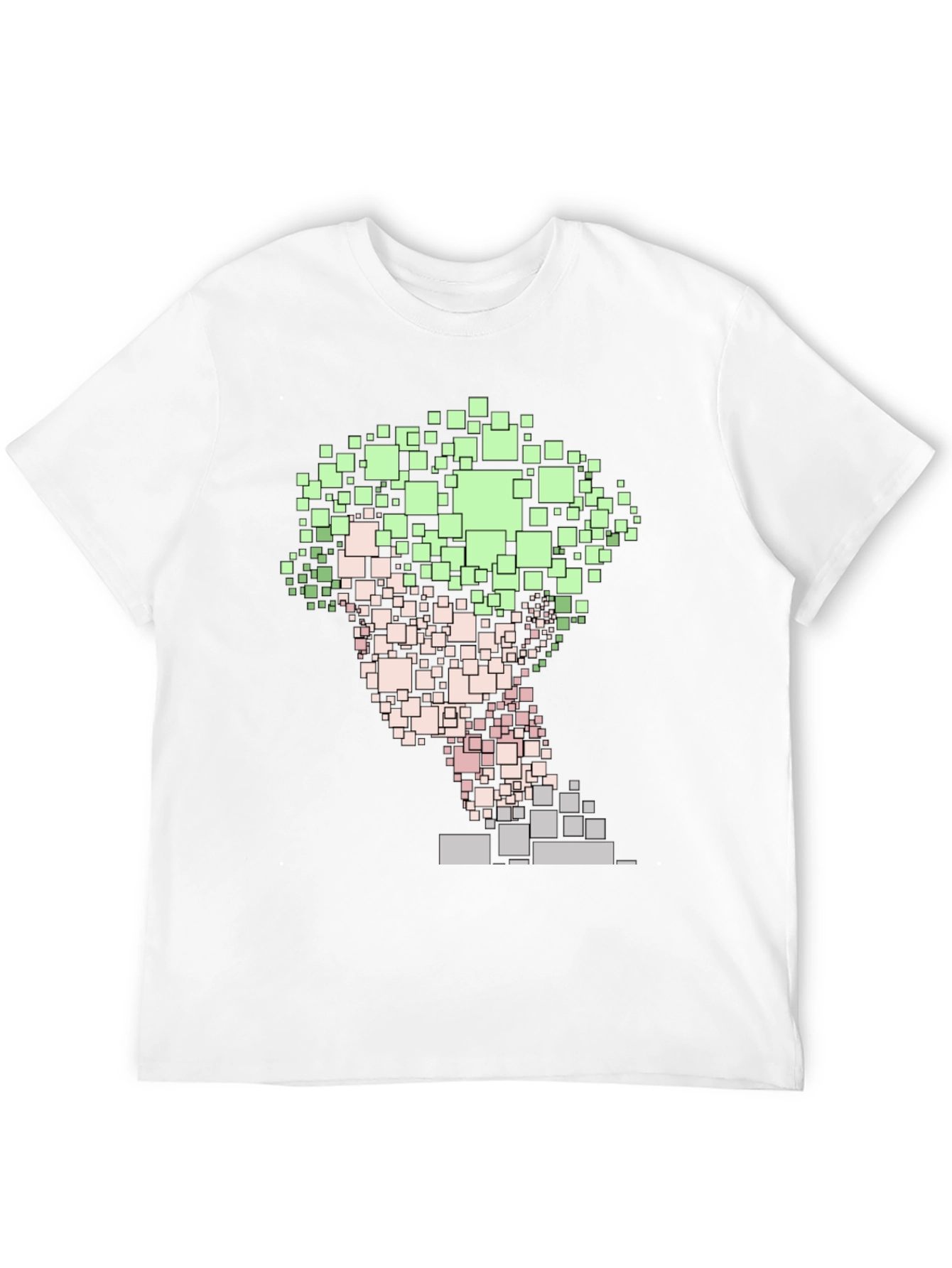 Abstract Pixel Art T-Shirt - Stylish Graphic Tee