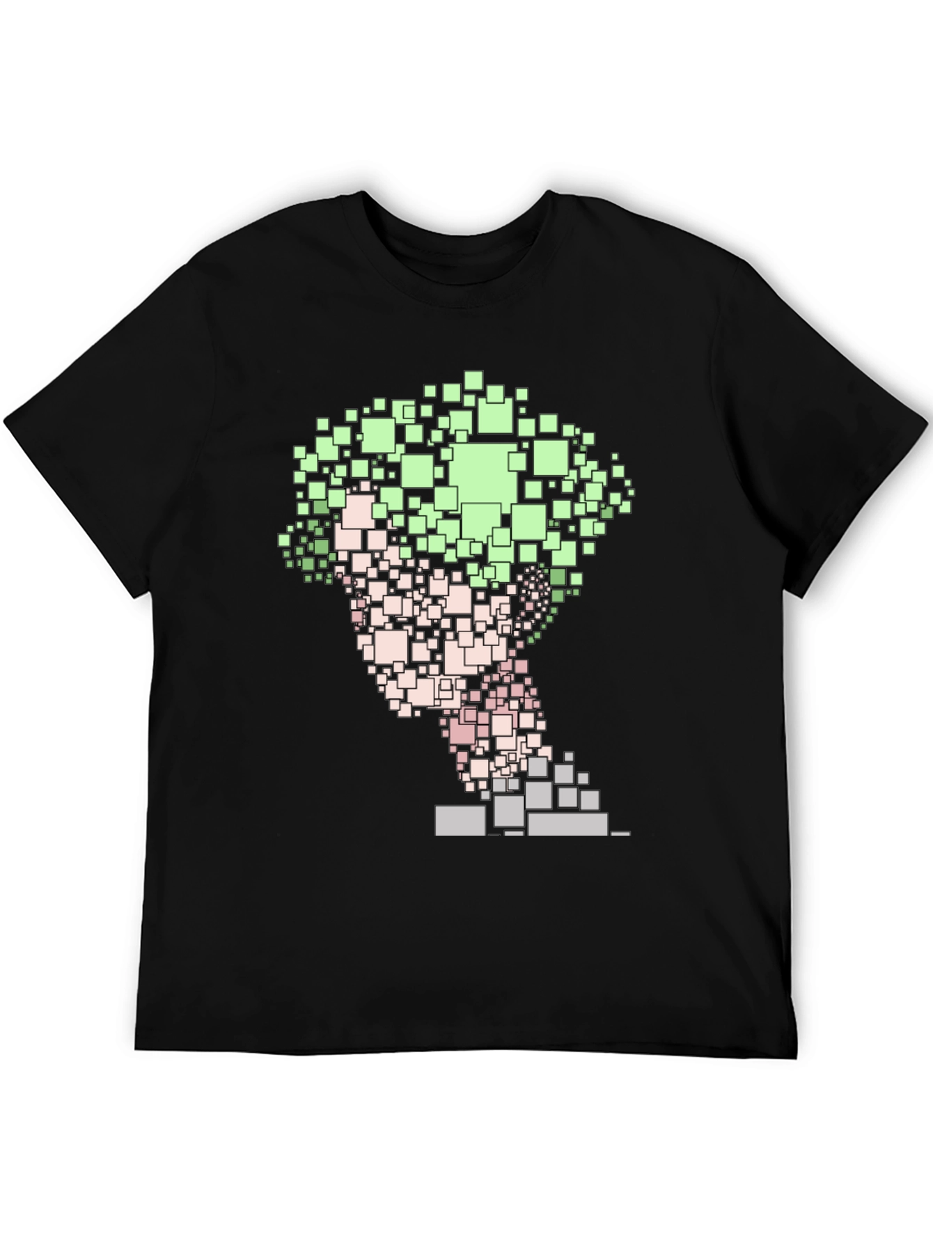 Abstract Pixel Art T-Shirt - Stylish Graphic Tee