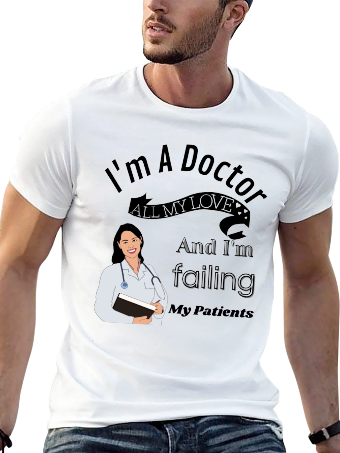 Doctor Themed Graphic Tee - Novelty Unisex T-Shirt