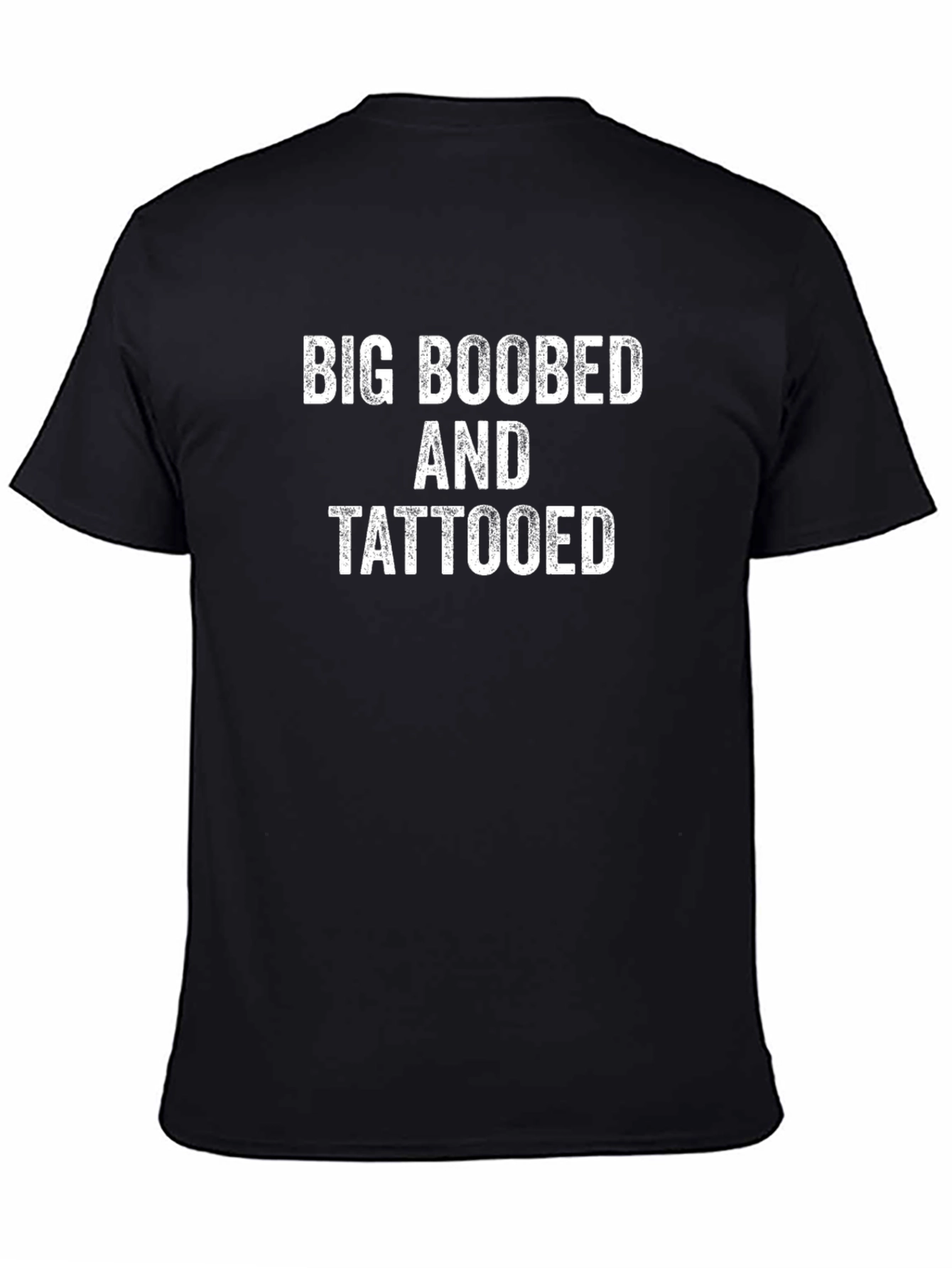 Big Boobed & Tattooed Graphic T-Shirt - Black