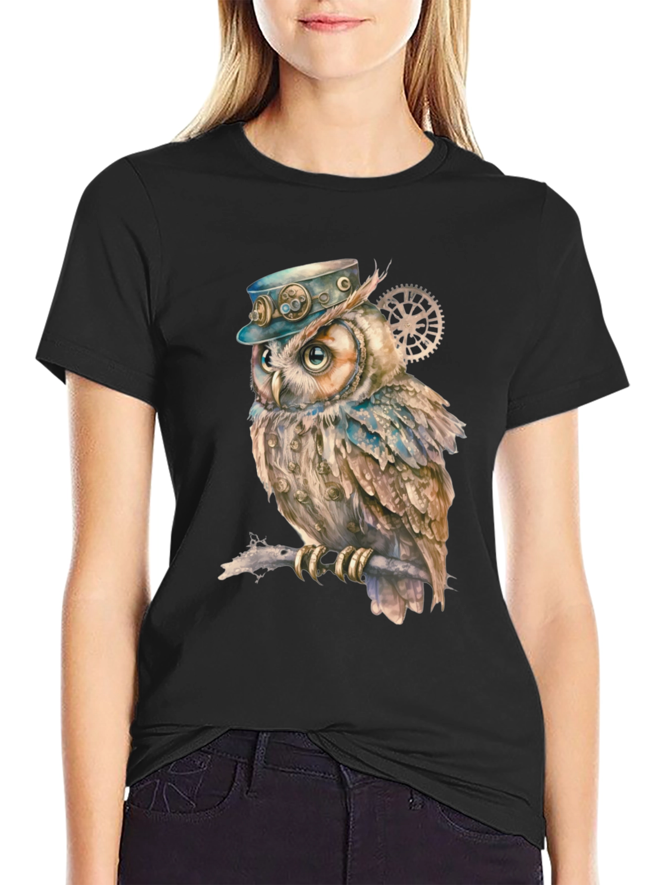 Steampunk Owl T-Shirt