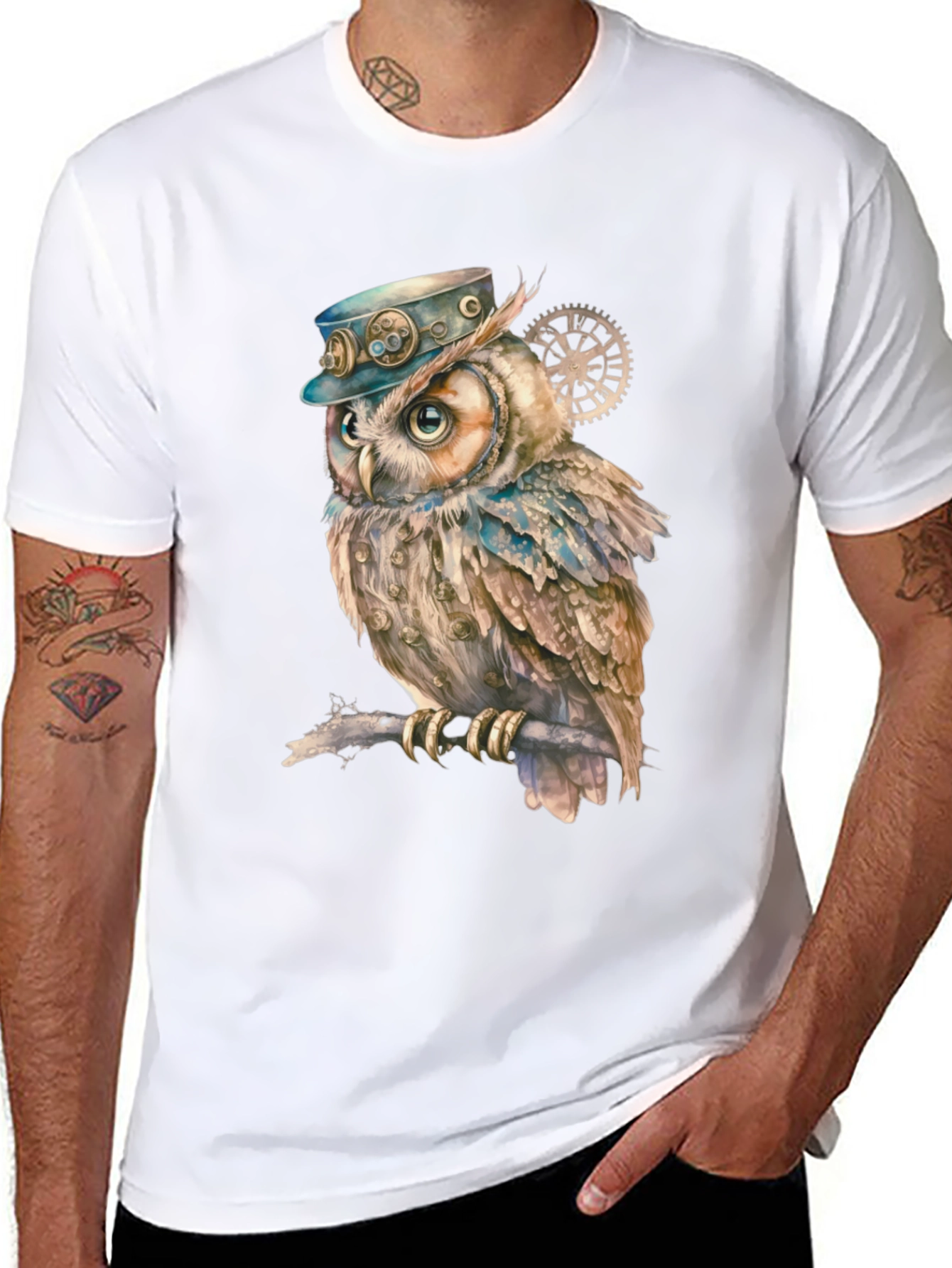 Steampunk Owl T-Shirt