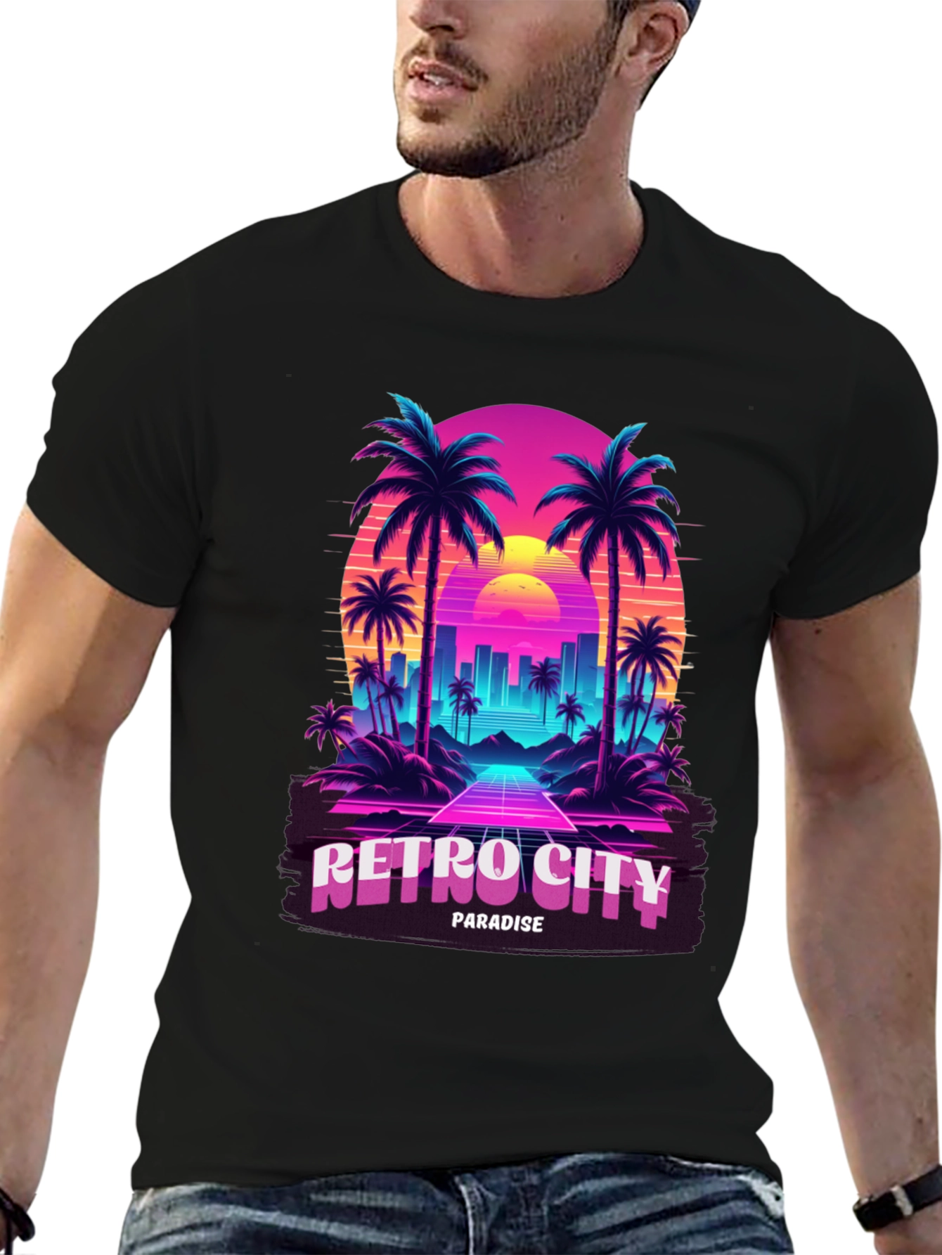 Retro City Paradise T-Shirt