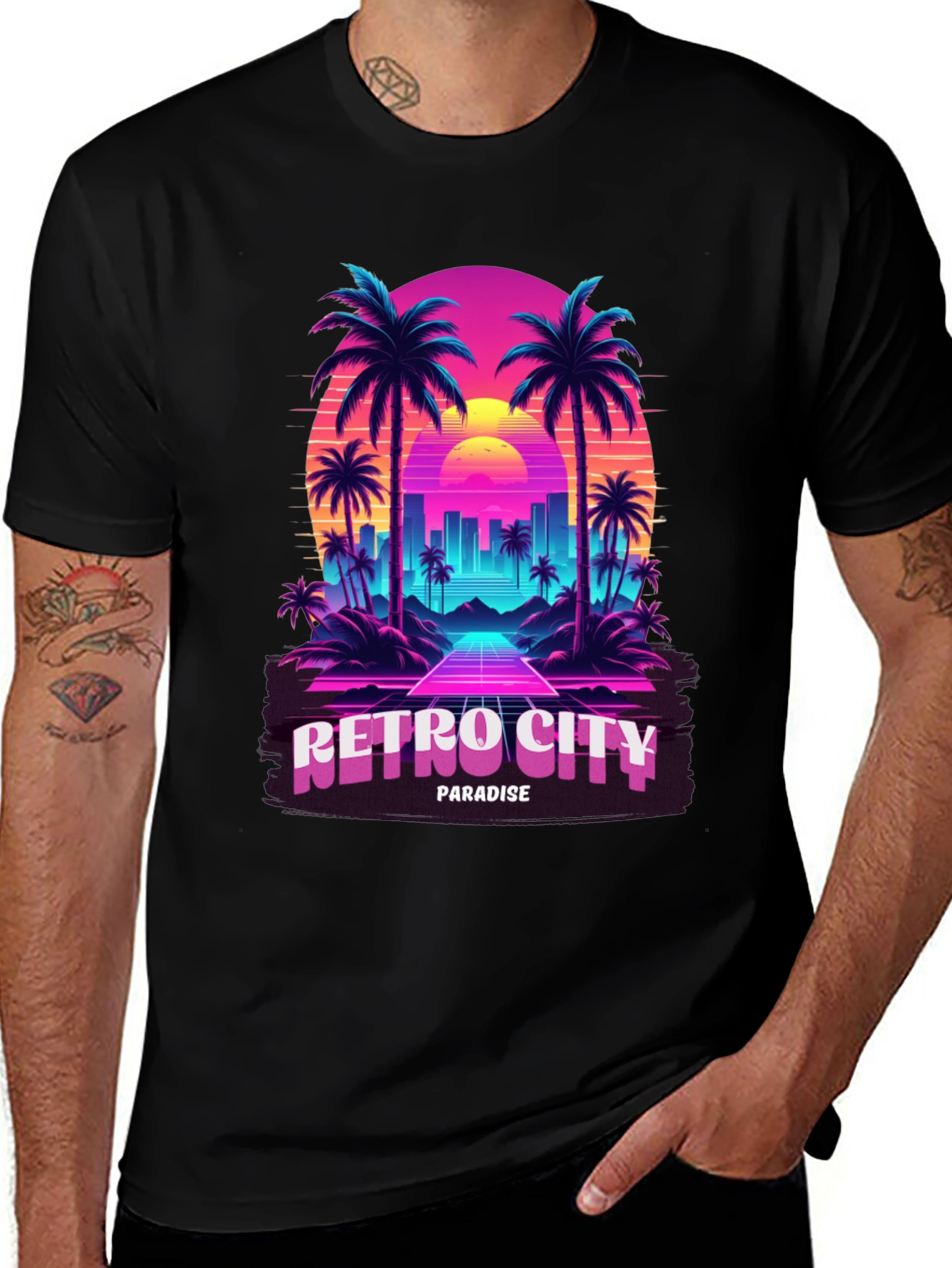 Retro City Paradise T-Shirt