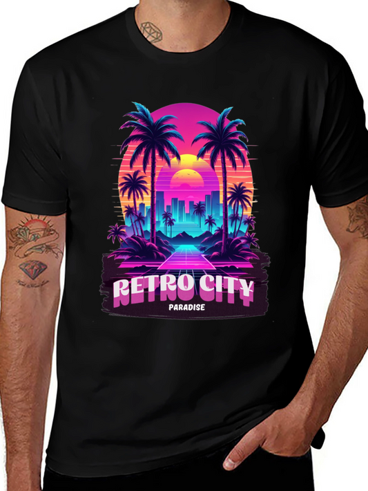 Retro City Paradise T-Shirt
