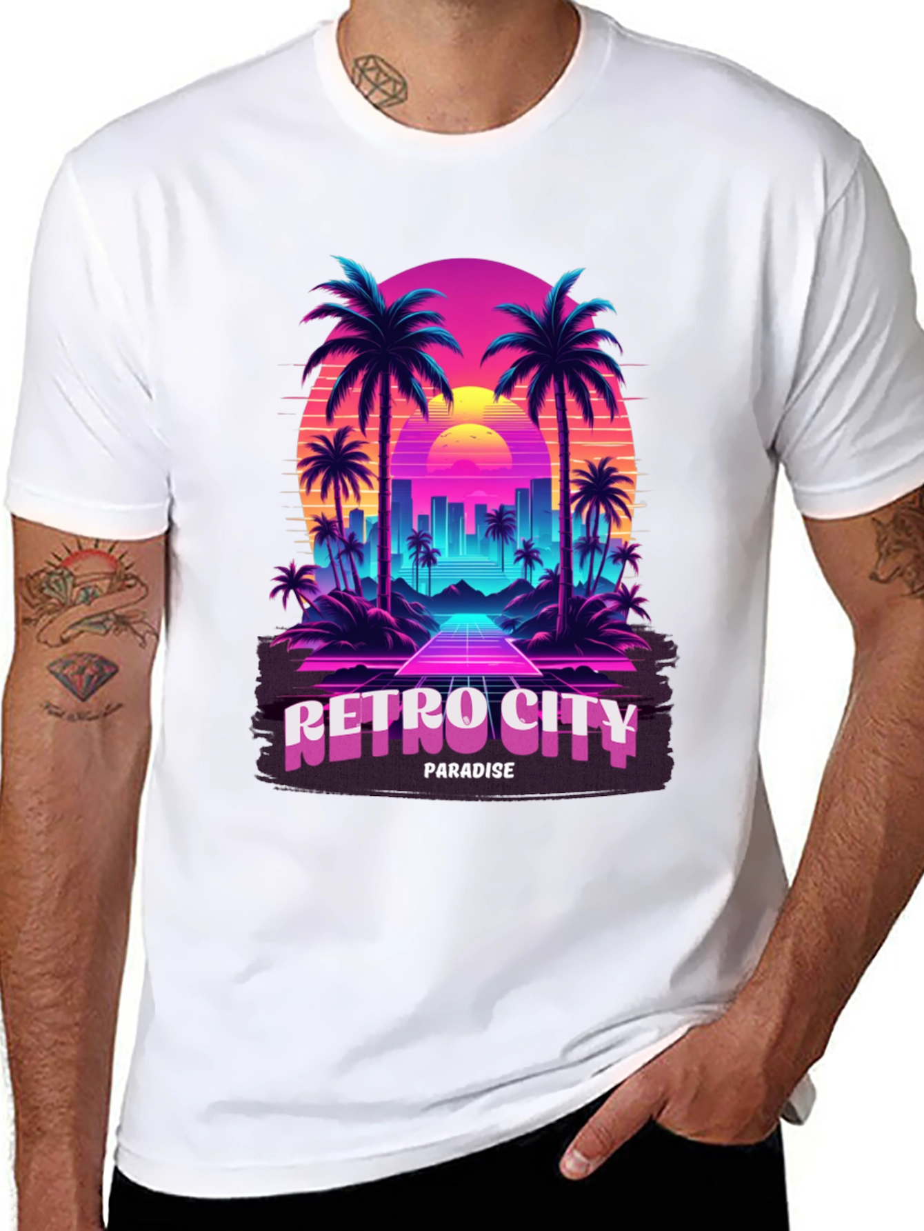 Retro City Paradise T-Shirt