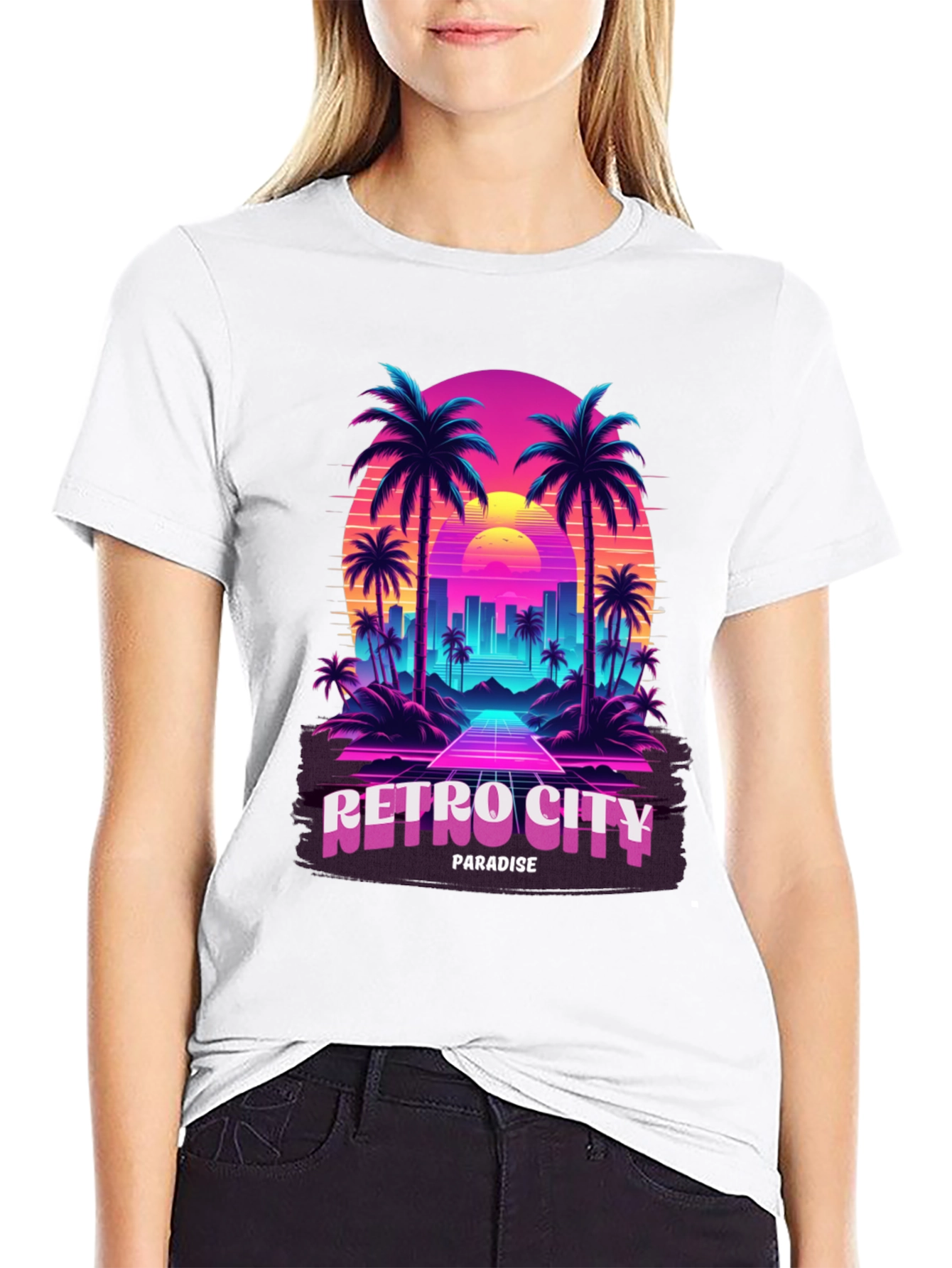 Retro City Paradise T-Shirt