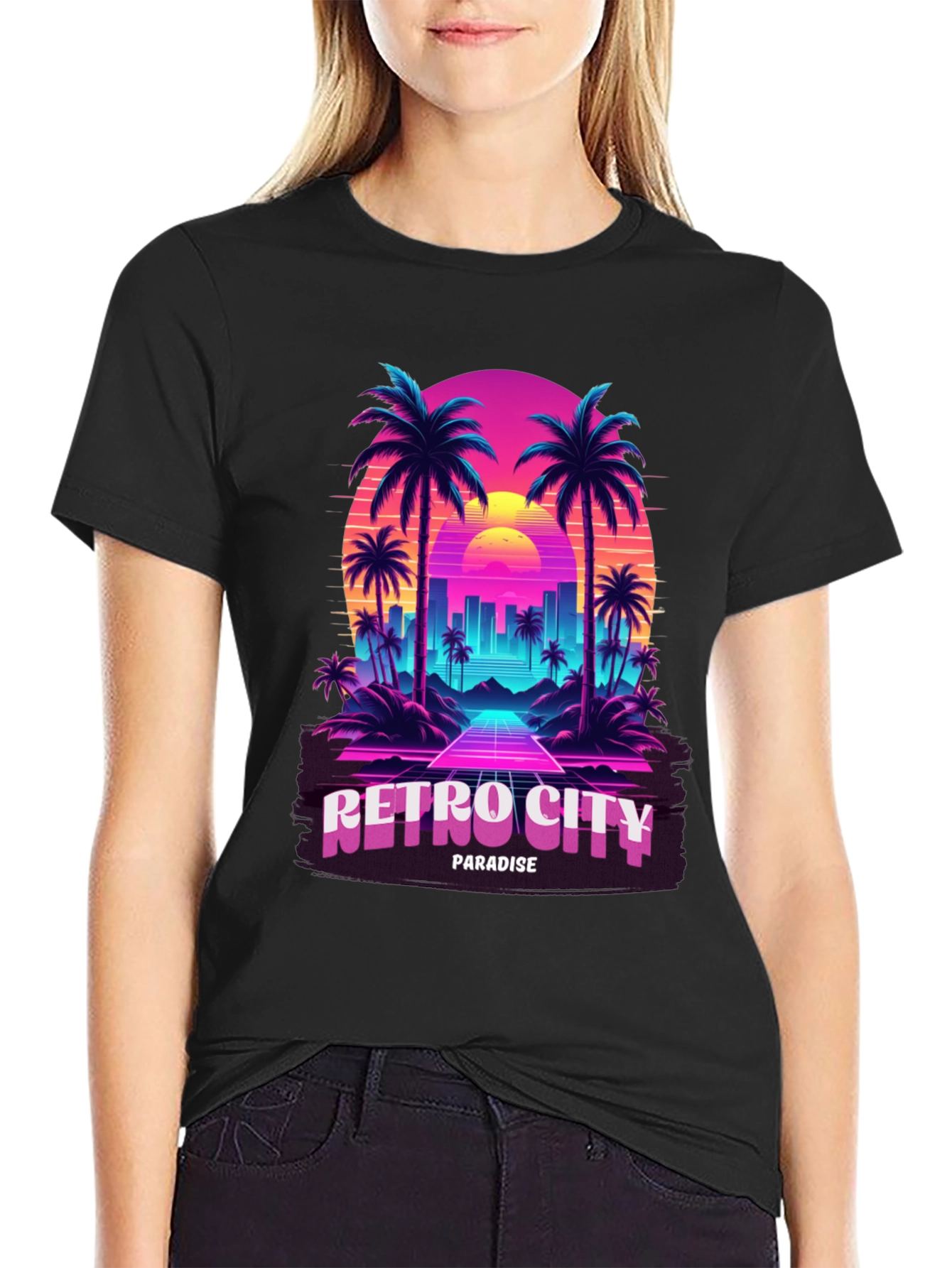 Retro City Paradise T-Shirt