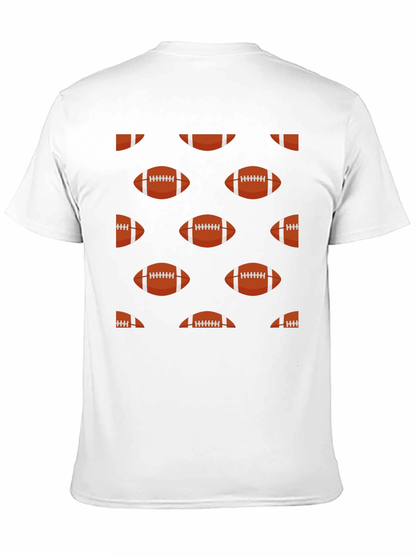 Football Pattern T-Shirt