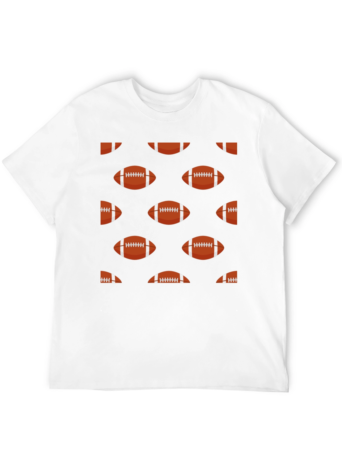 Football Pattern T-Shirt