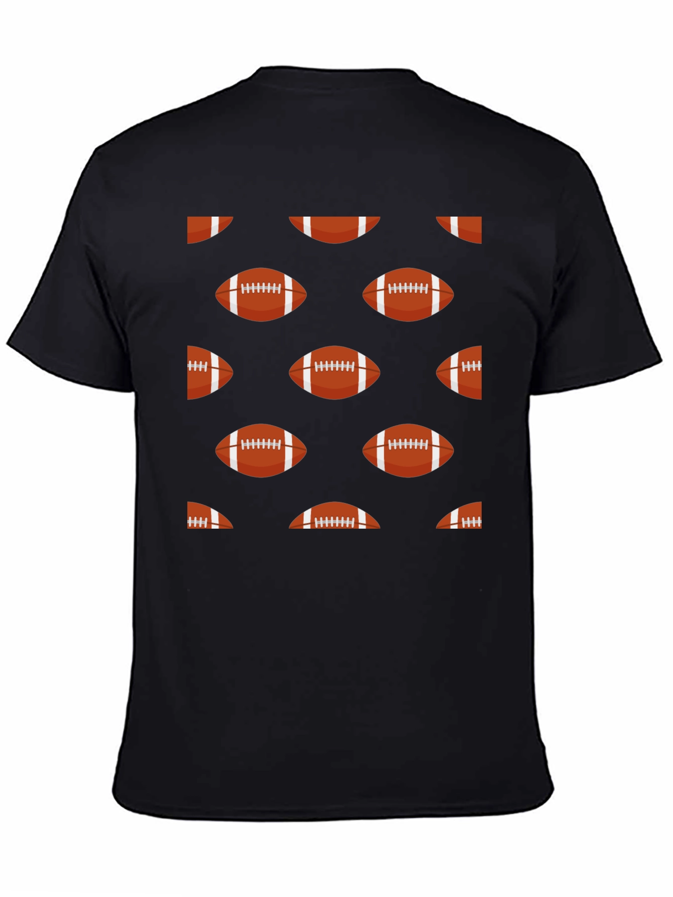 Football Pattern T-Shirt