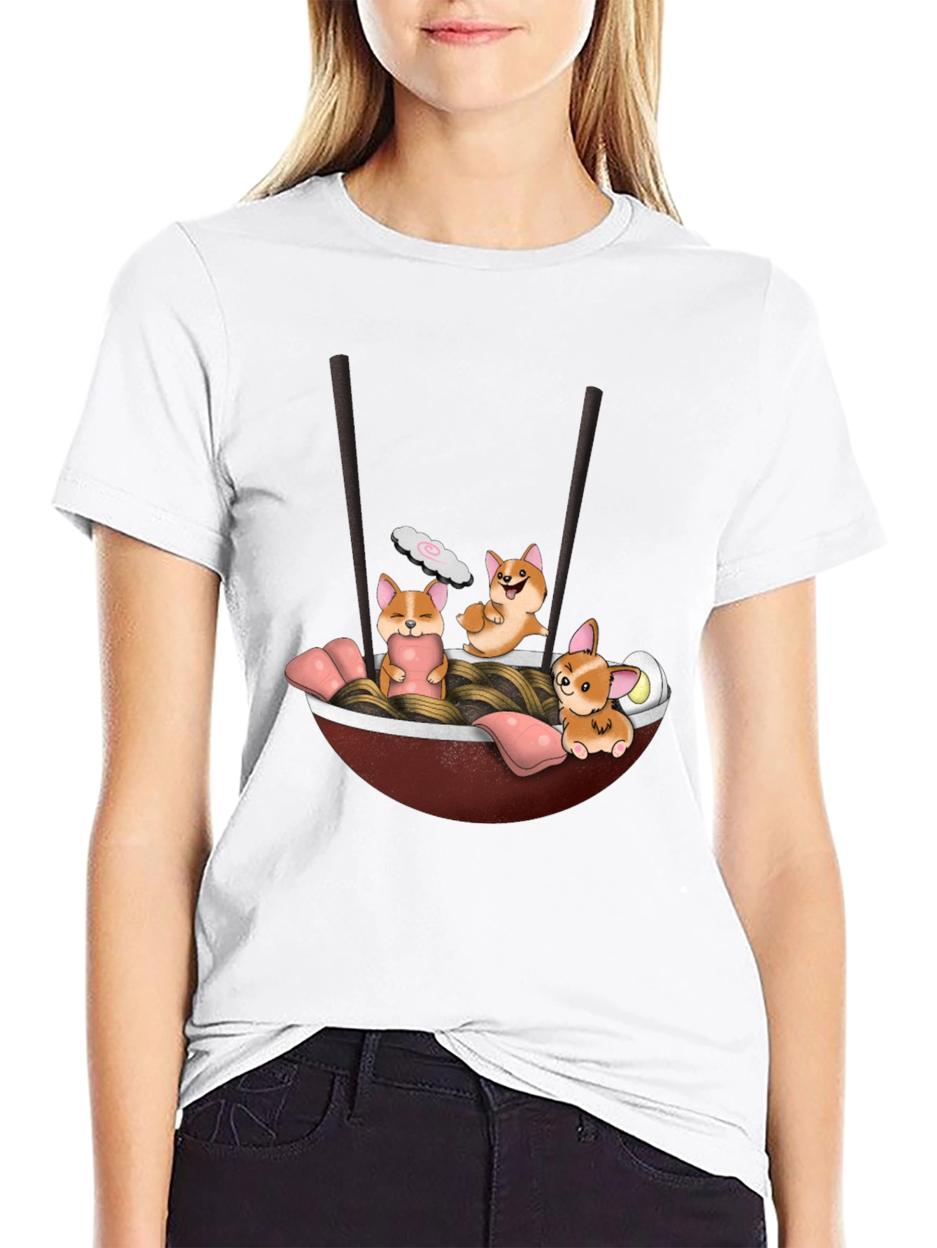 Corgi Ramen T-Shirt