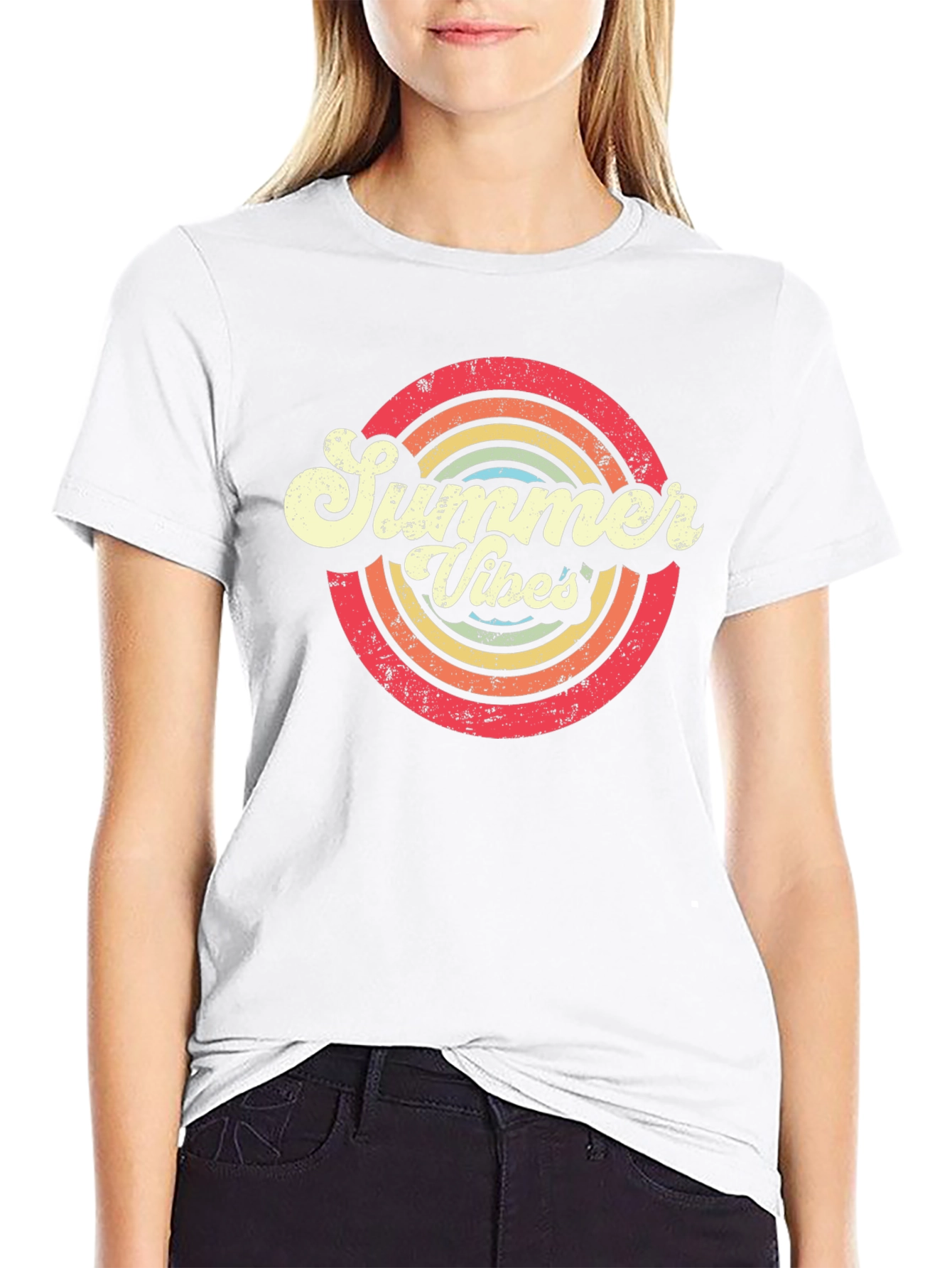 Summer Vibes Retro Graphic T-Shirt