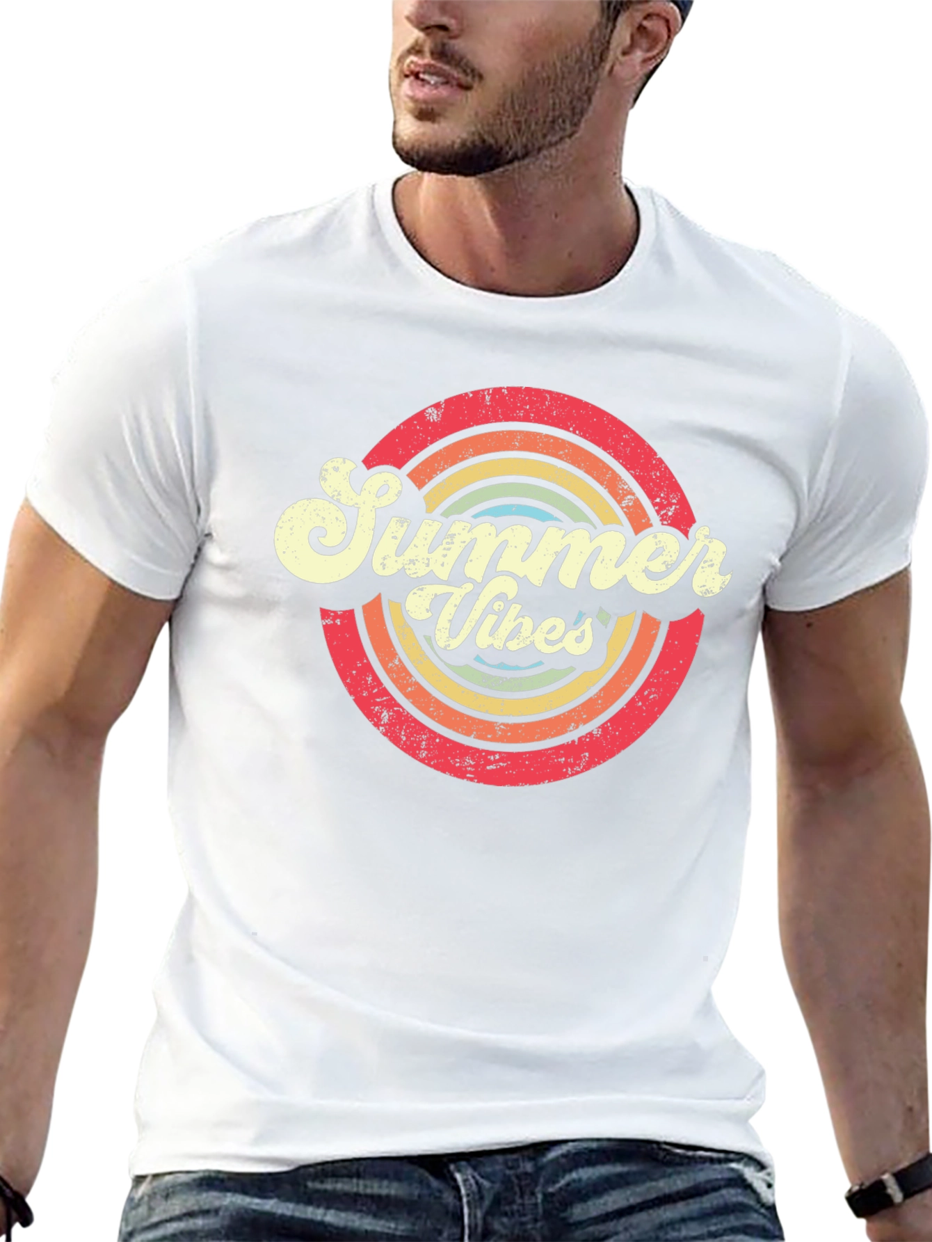 Summer Vibes Retro Graphic T-Shirt