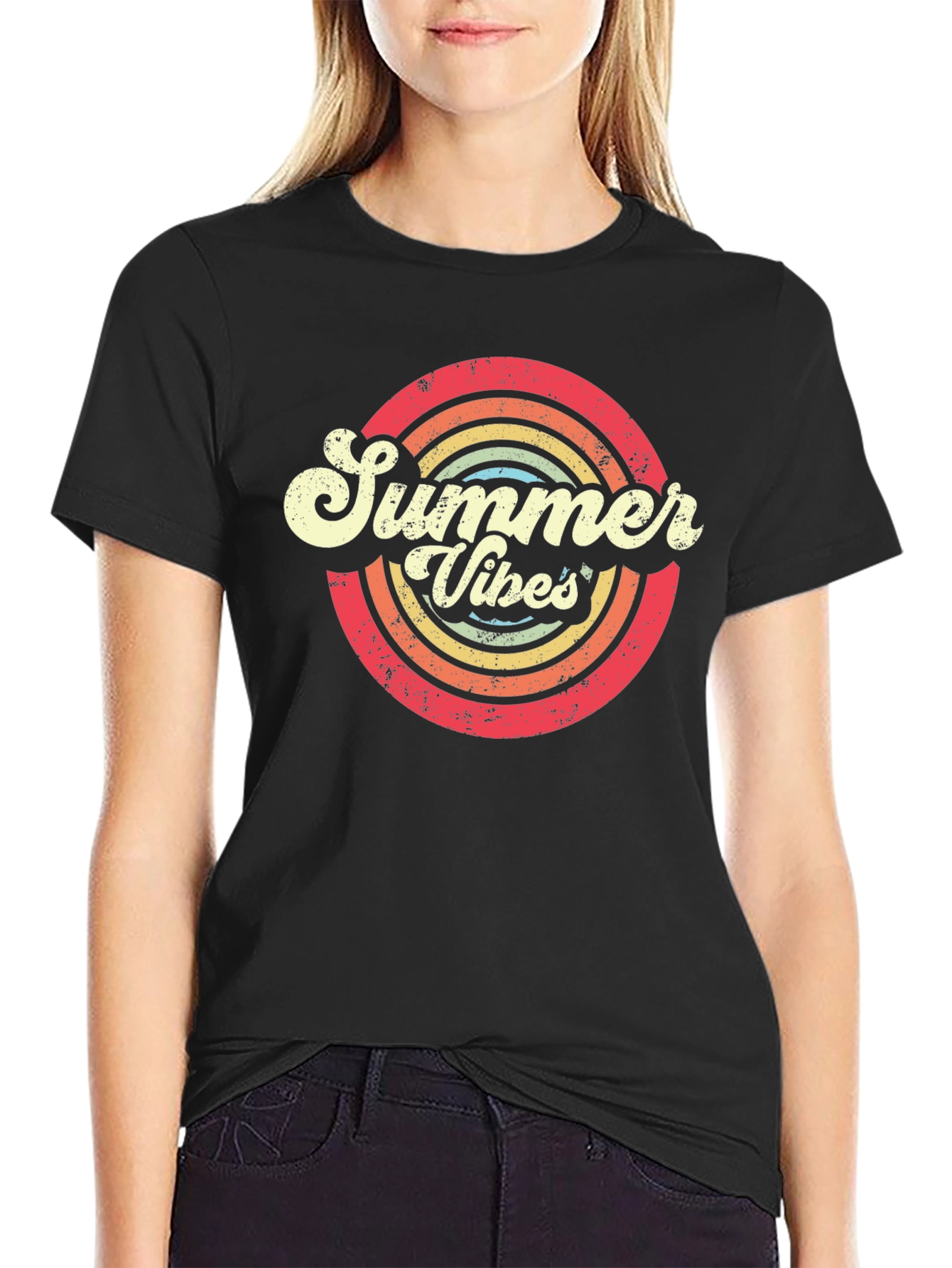 Summer Vibes Retro Graphic T-Shirt
