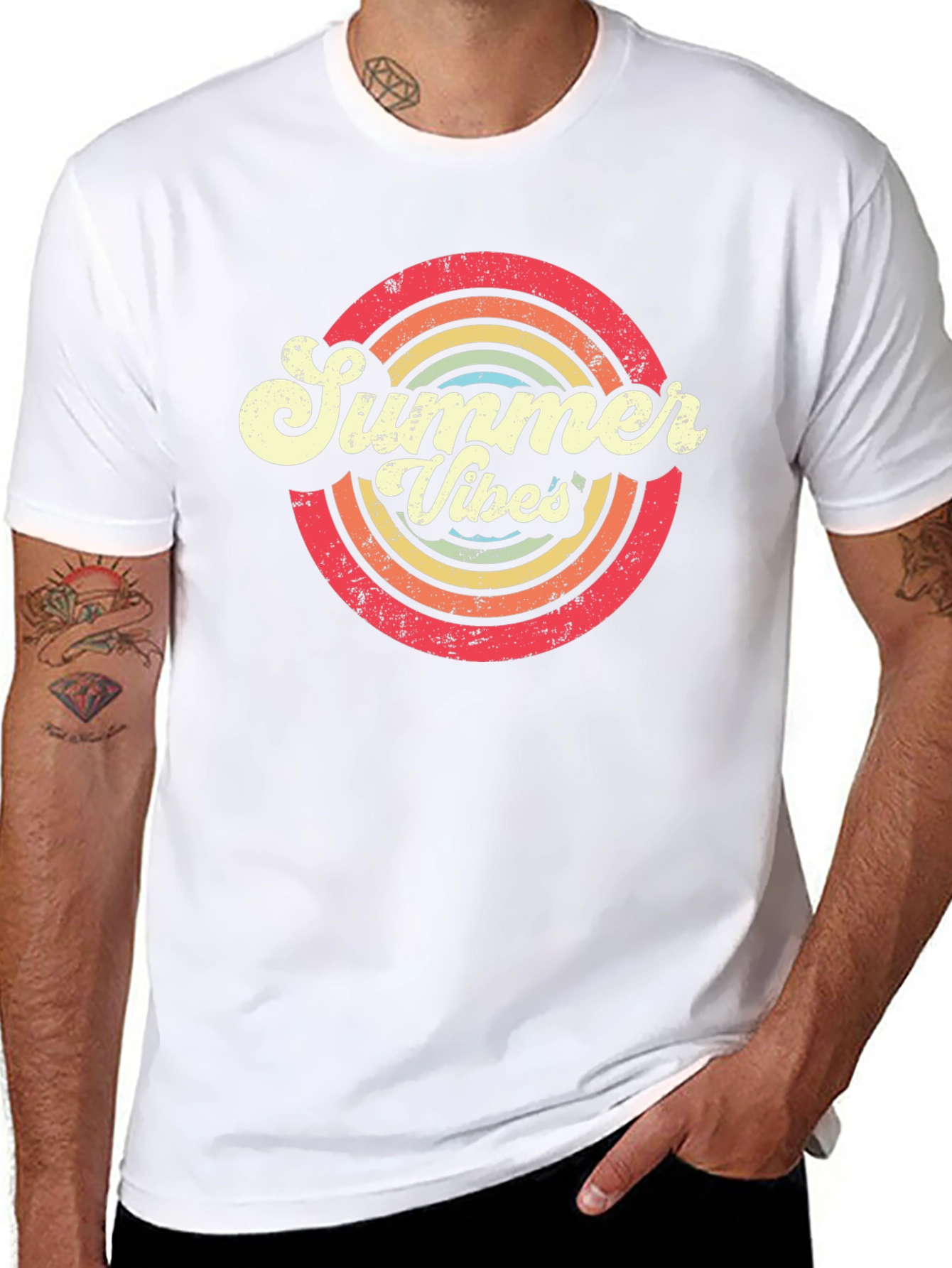 Summer Vibes Retro Graphic T-Shirt