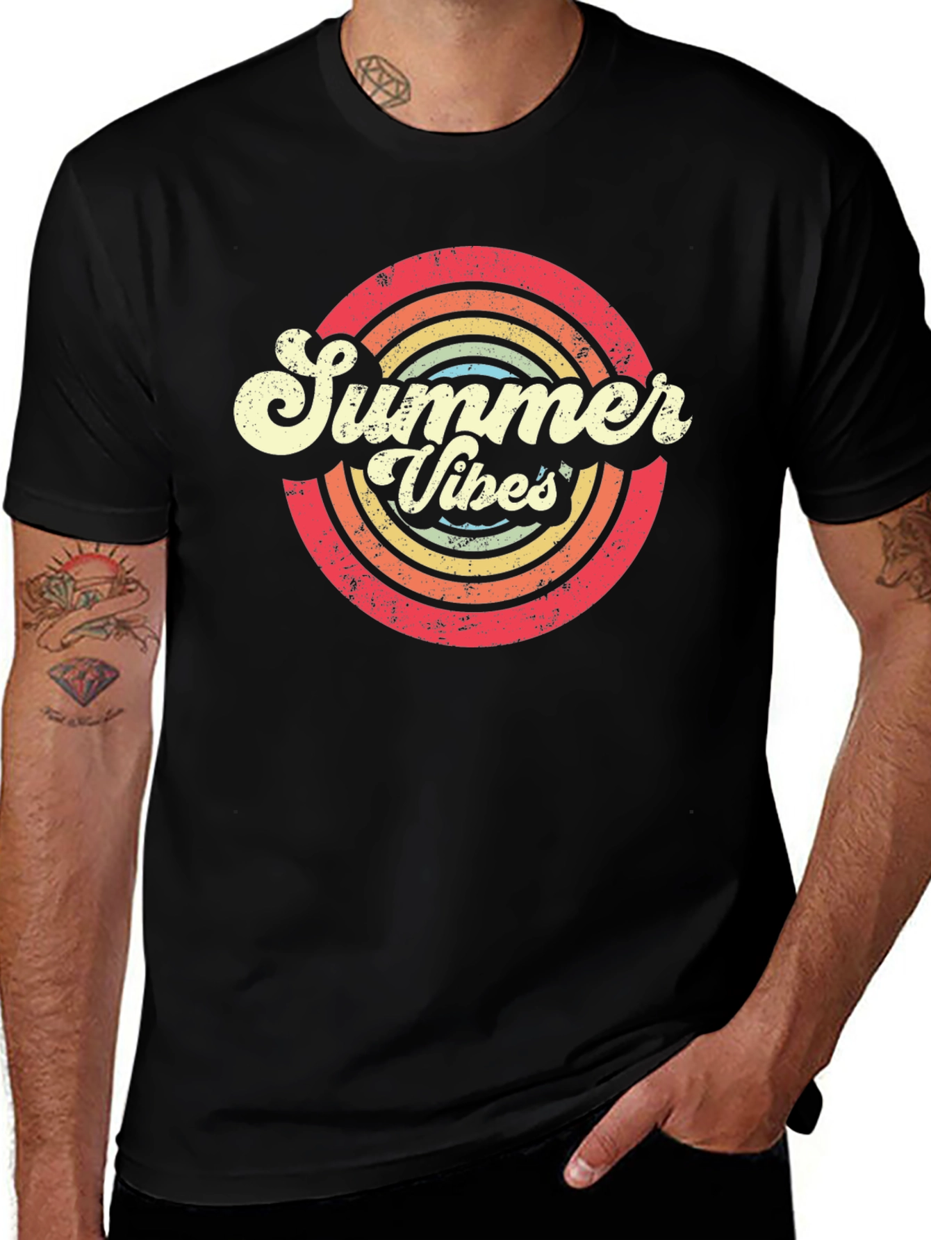 Summer Vibes Retro Graphic T-Shirt