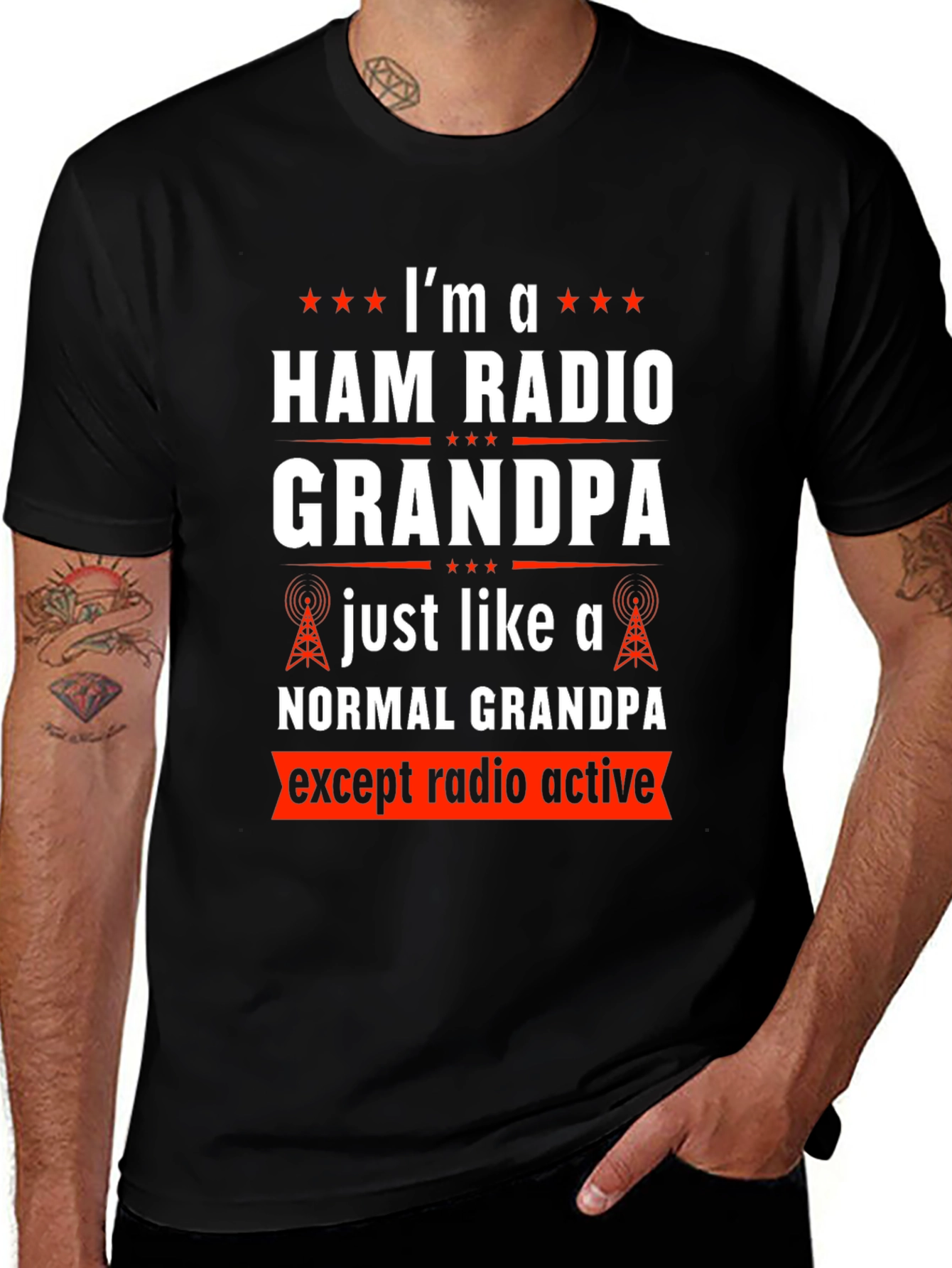 Ham Radio Grandpa T-Shirt - Radio Active
