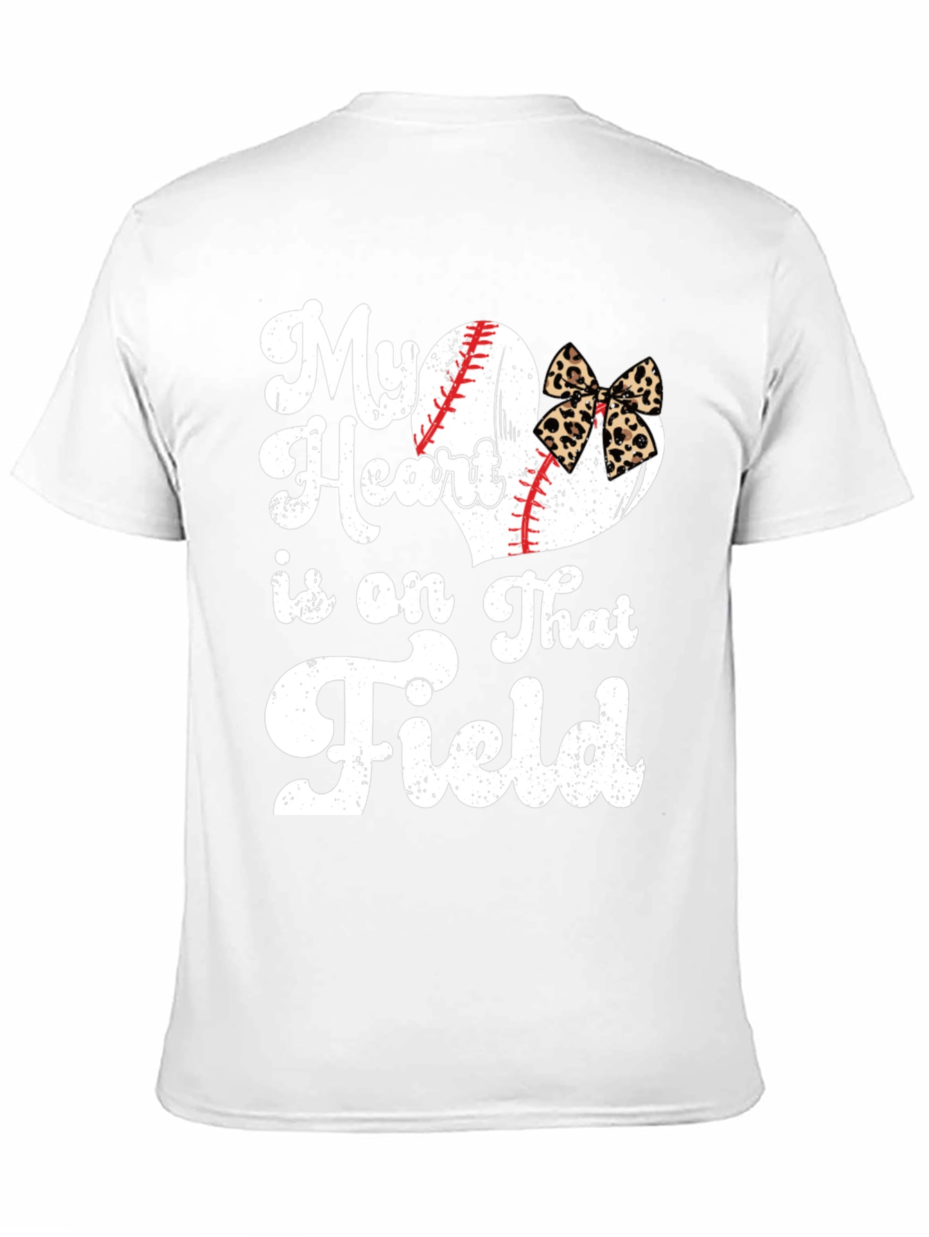 My Heart Is On That Field Baseball Graphic T-Shirt