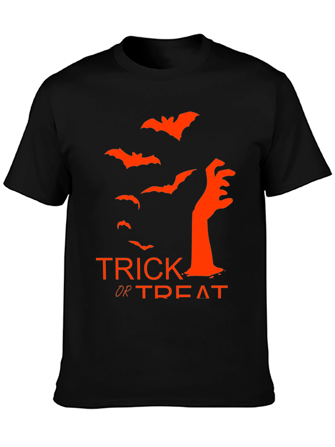 Halloween Trick or Treat Black T-Shirt