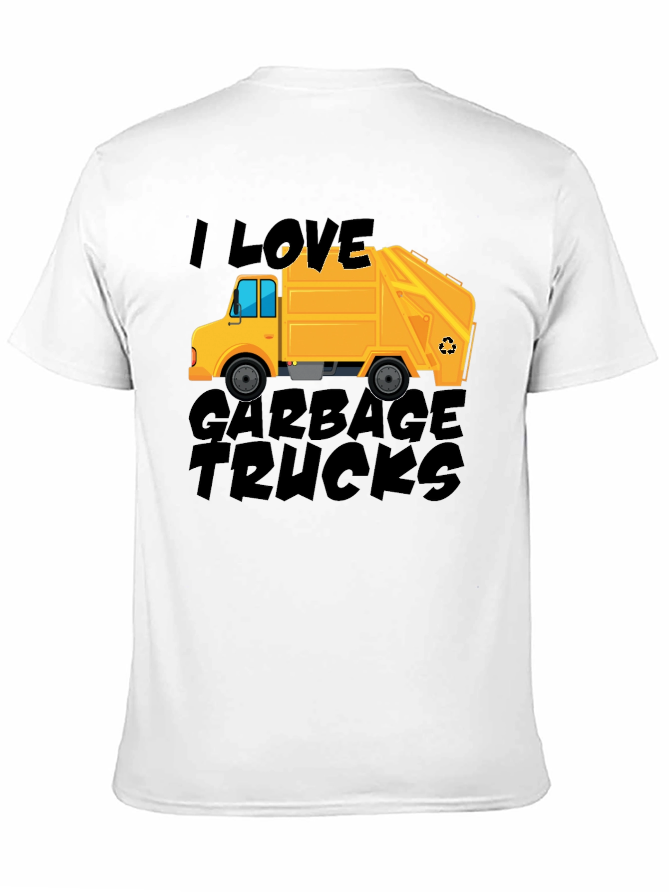 I Love Garbage Trucks Graphic Tee