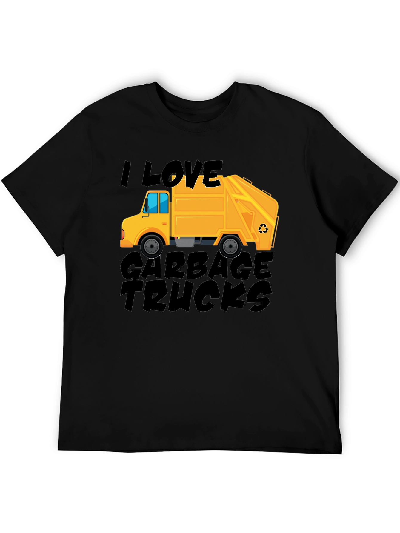 I Love Garbage Trucks Graphic Tee