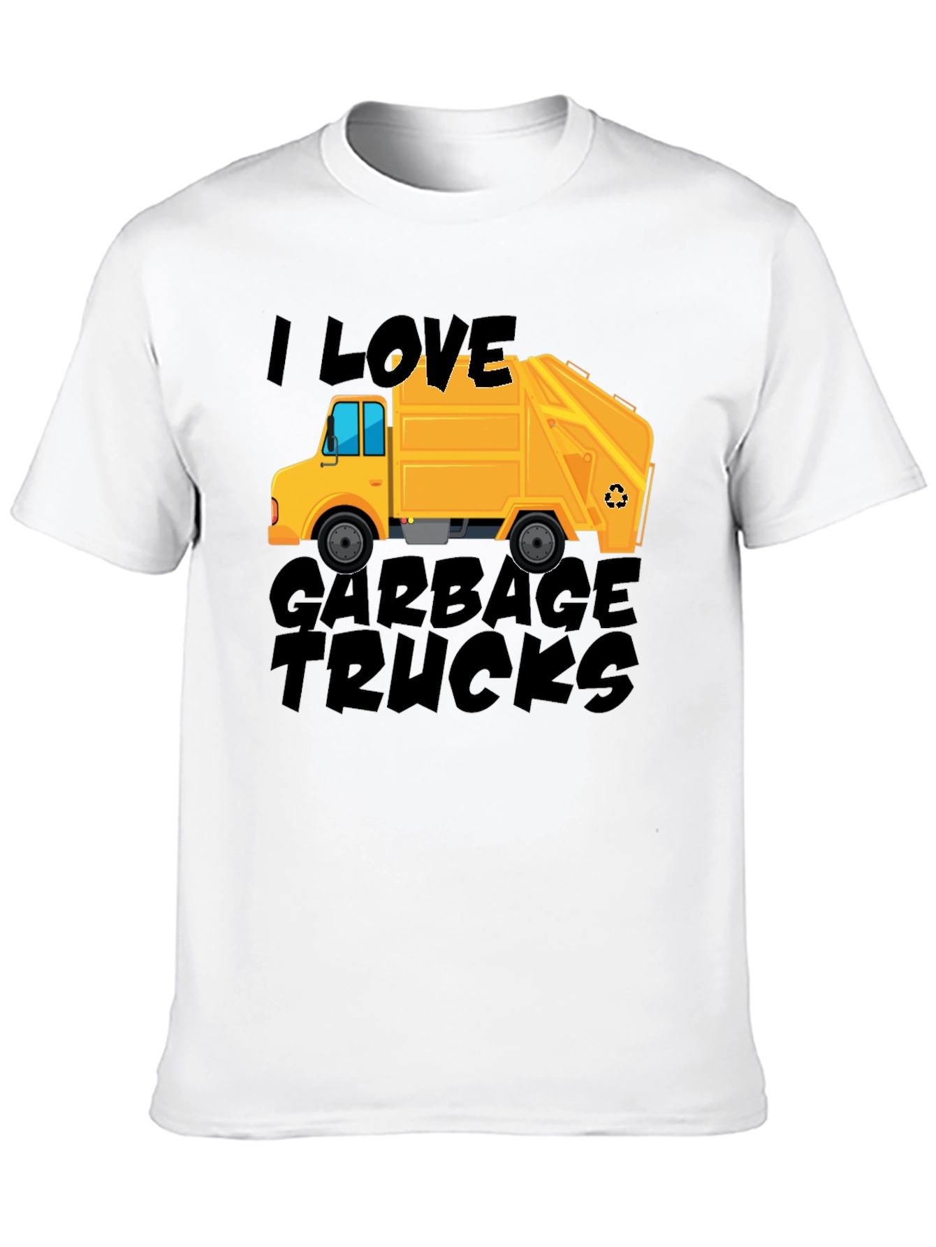 I Love Garbage Trucks Graphic Tee