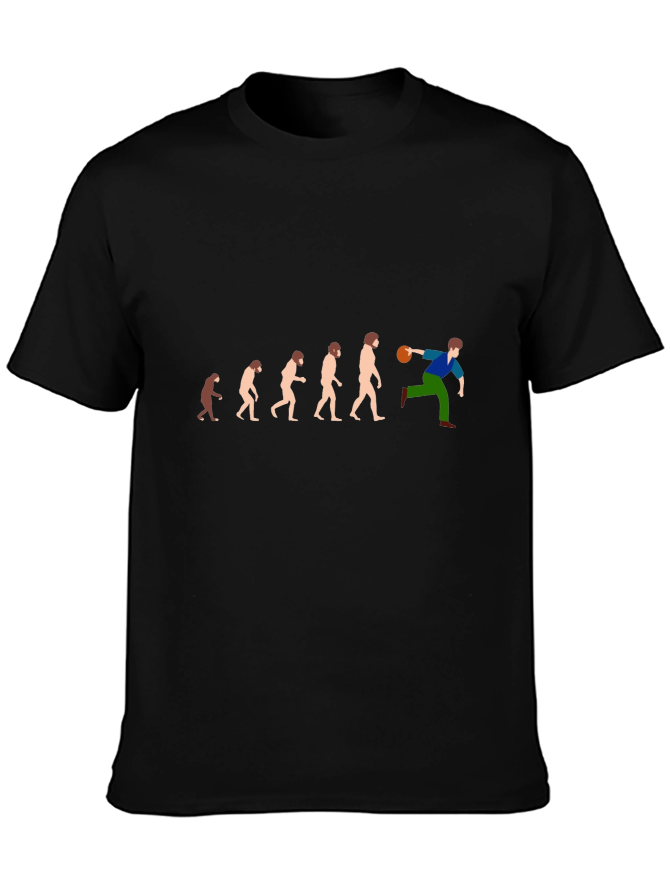 Evolution of Bowling T-Shirt Funny Bowler Gift
