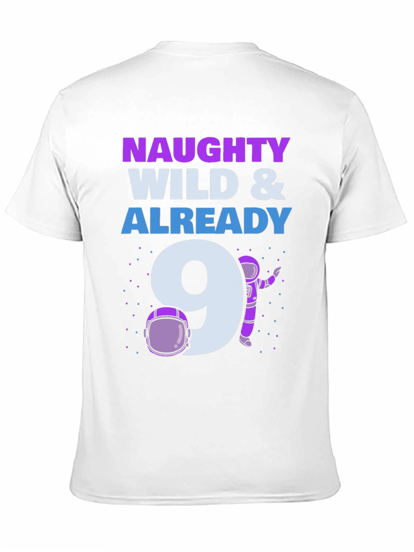 Naughty Wild & Already 9 Black T-Shirt