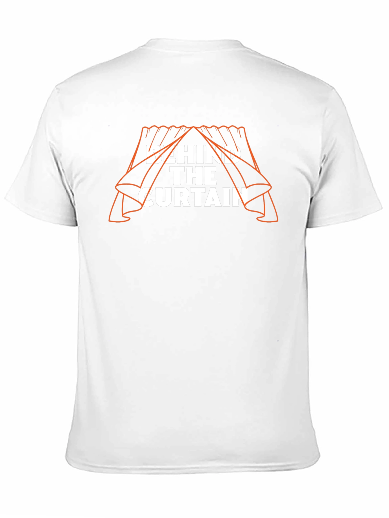Behind the Curtain Graphic Black T-Shirt