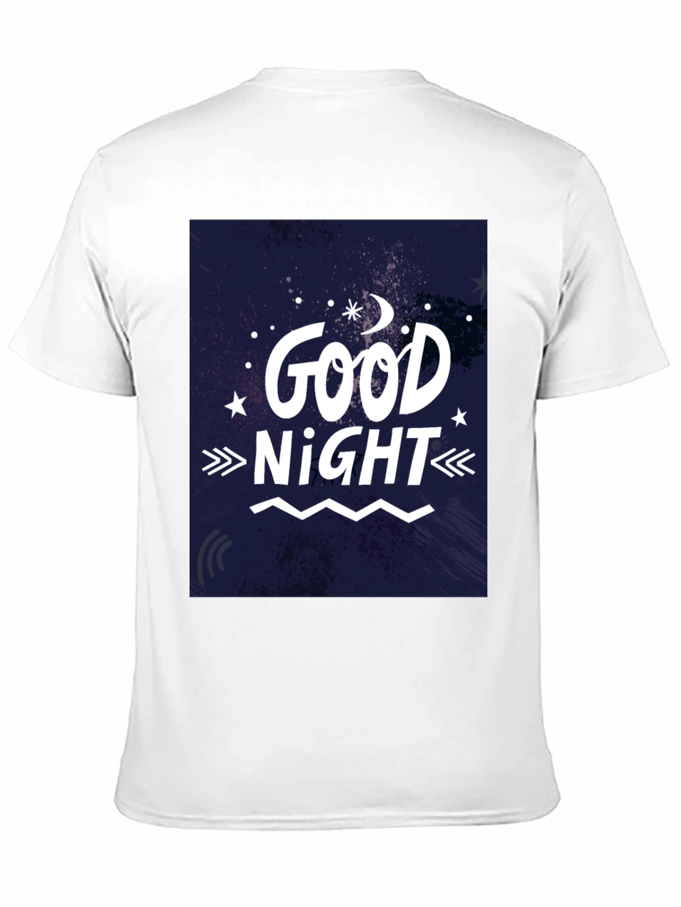 Good Night Graphic T-Shirt - Black Crew Neck Tee