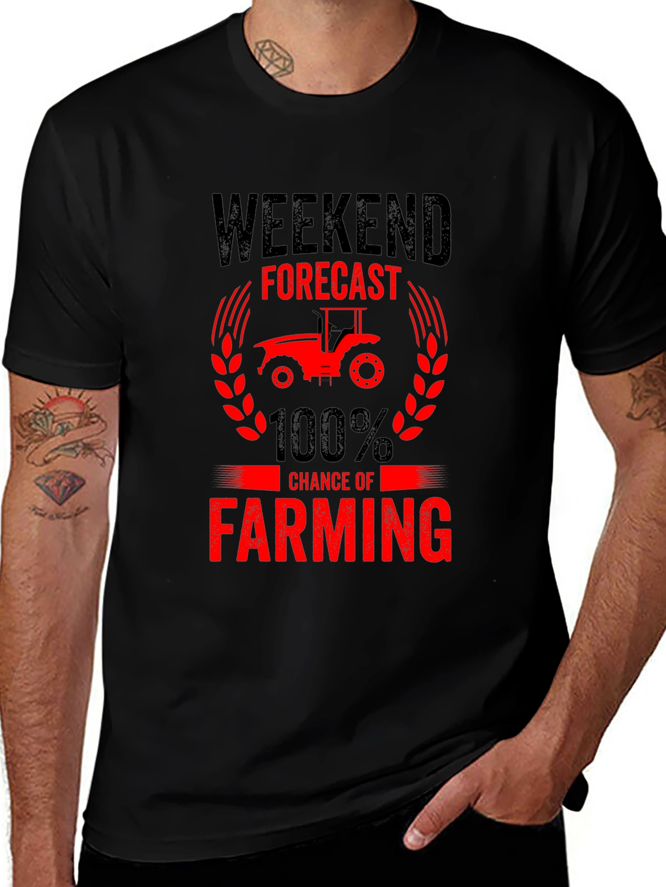 Farming Forecast Graphic T-Shirt