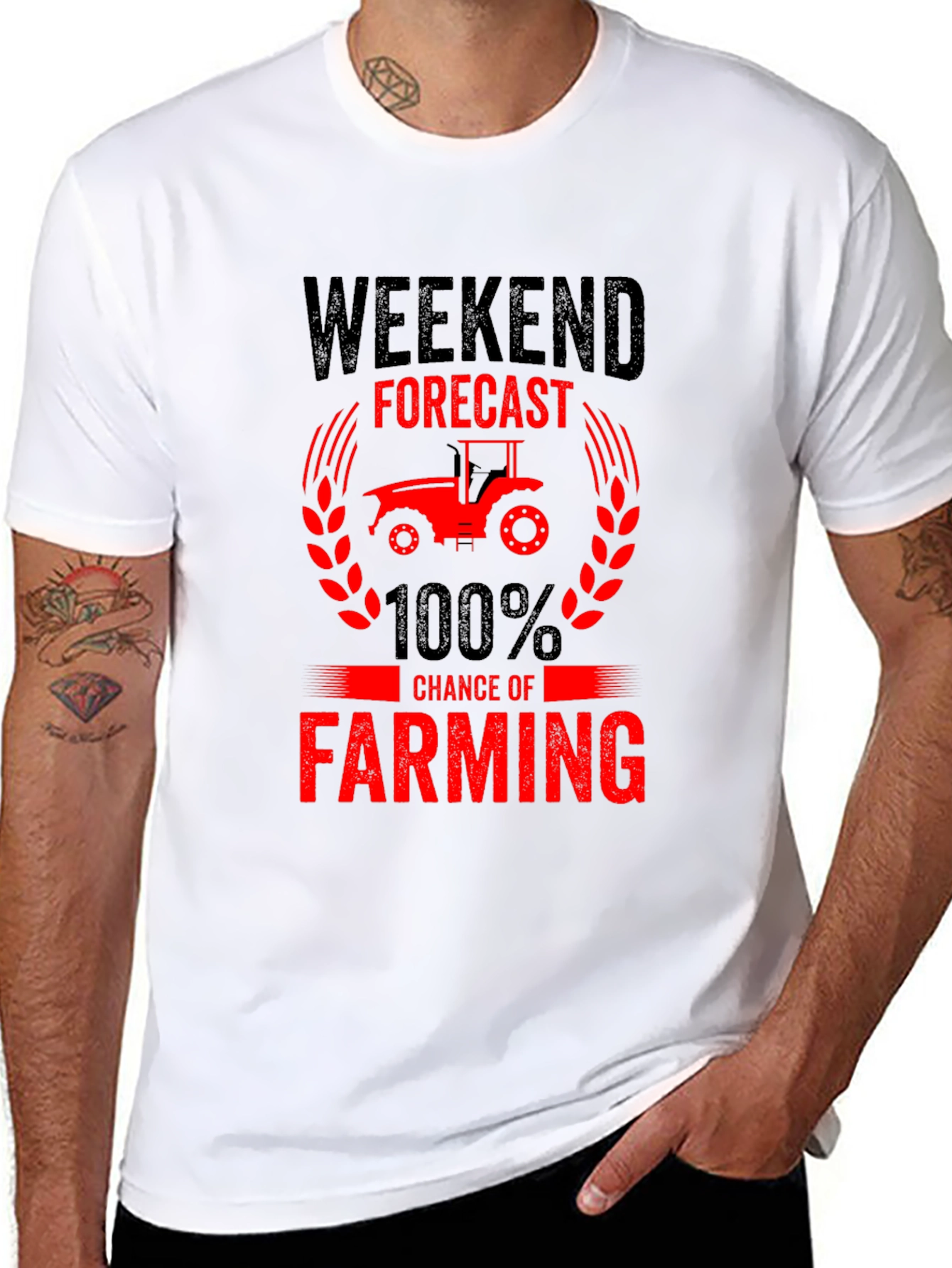 Farming Forecast Graphic T-Shirt