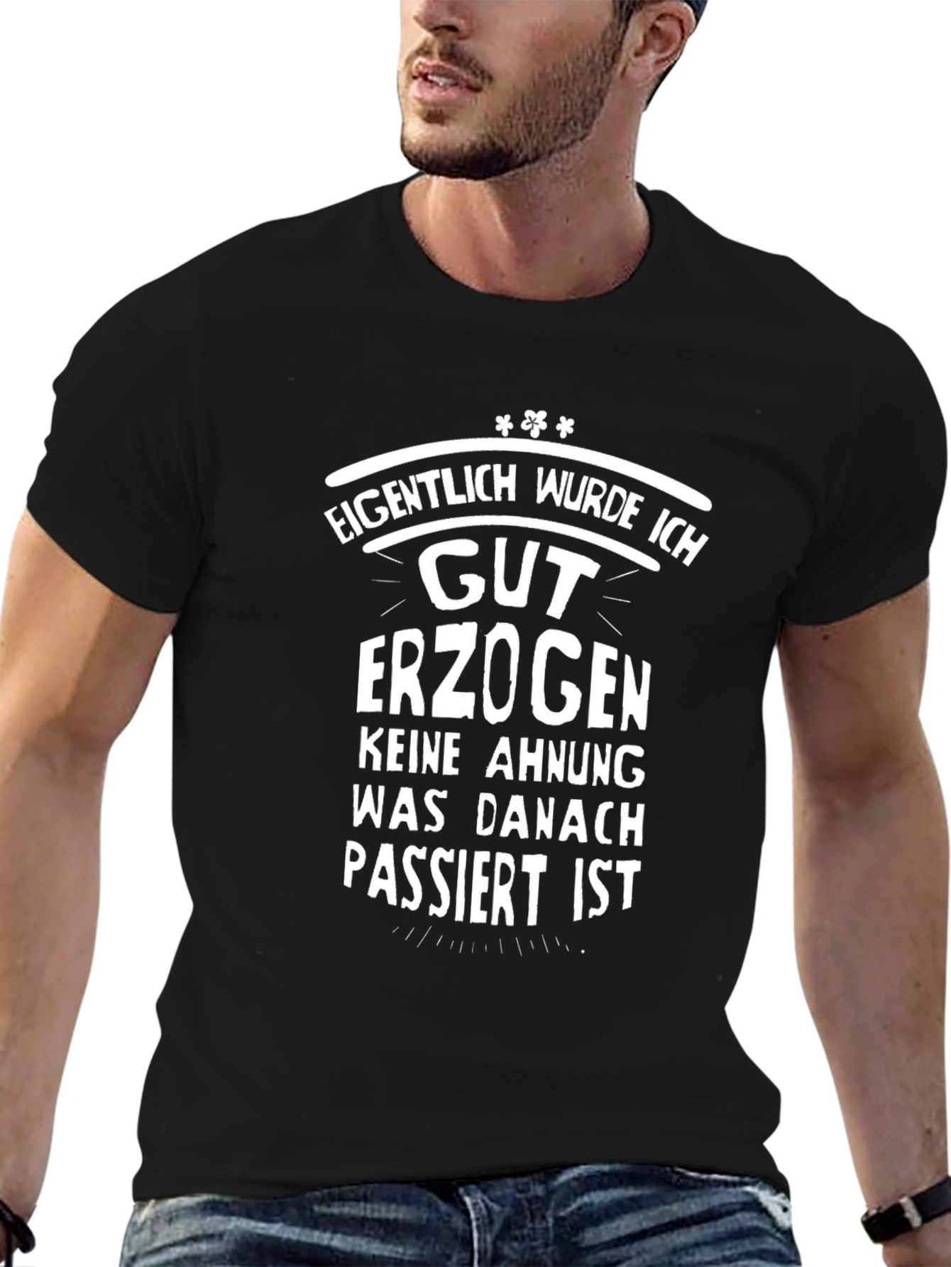 Funny German T-Shirt: Gut Erzogen - Well Behaved?