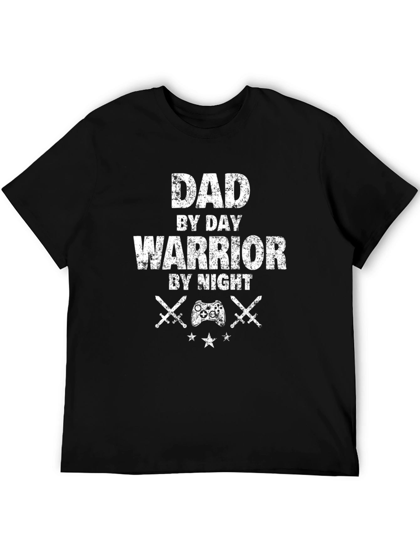 Dad By Day Warrior By Night Graphic Tee