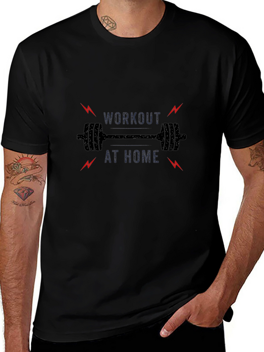 Workout at Home Graphic Tee