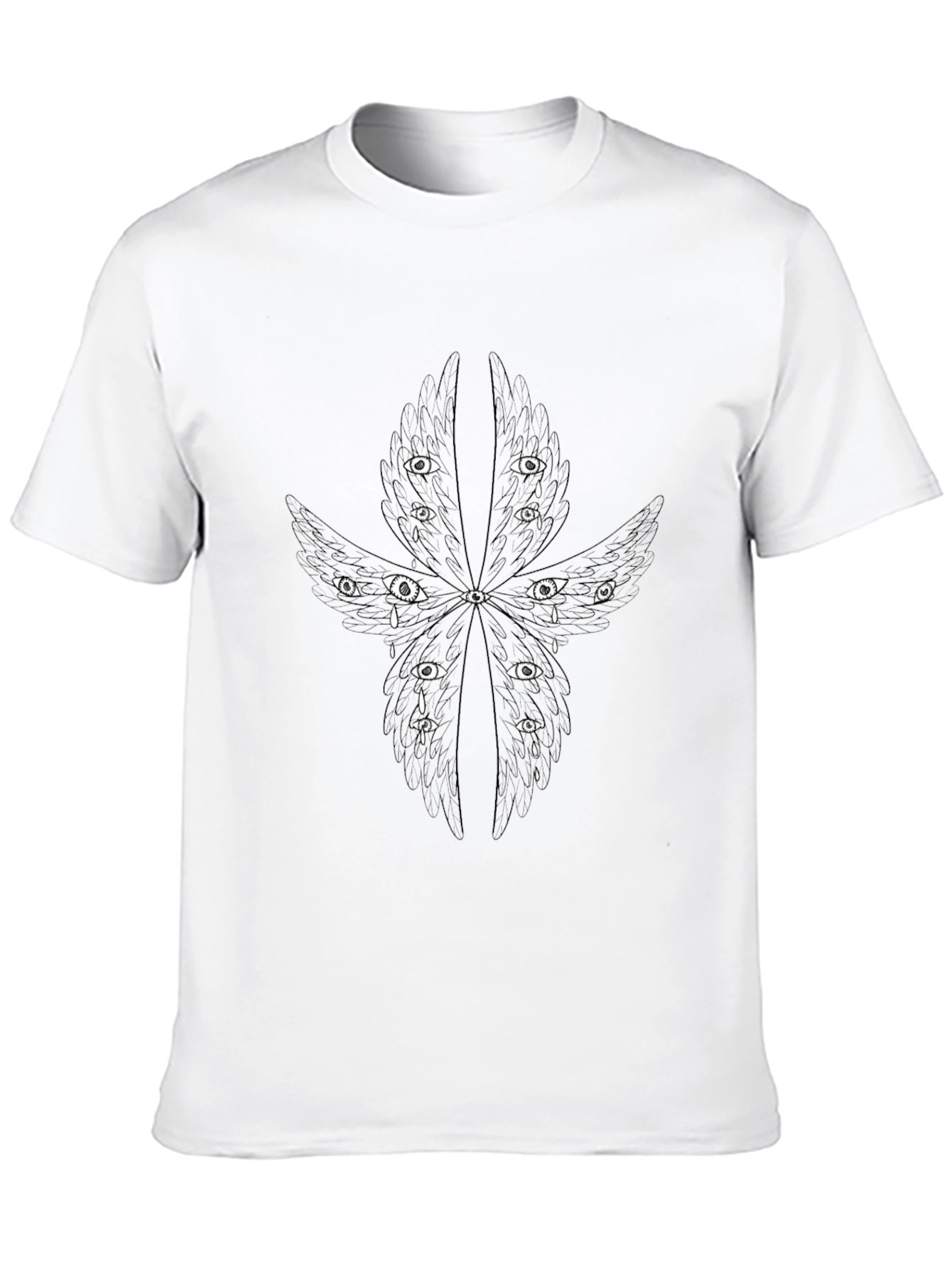 Eye Wing Graphic T-Shirt - Black