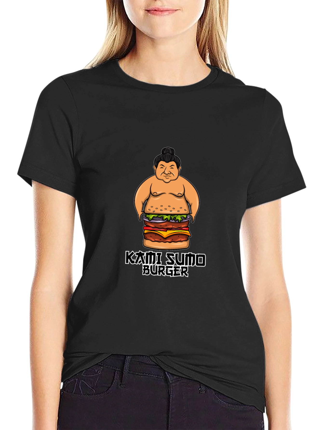 Kami Sumo Burger Graphic T-Shirt