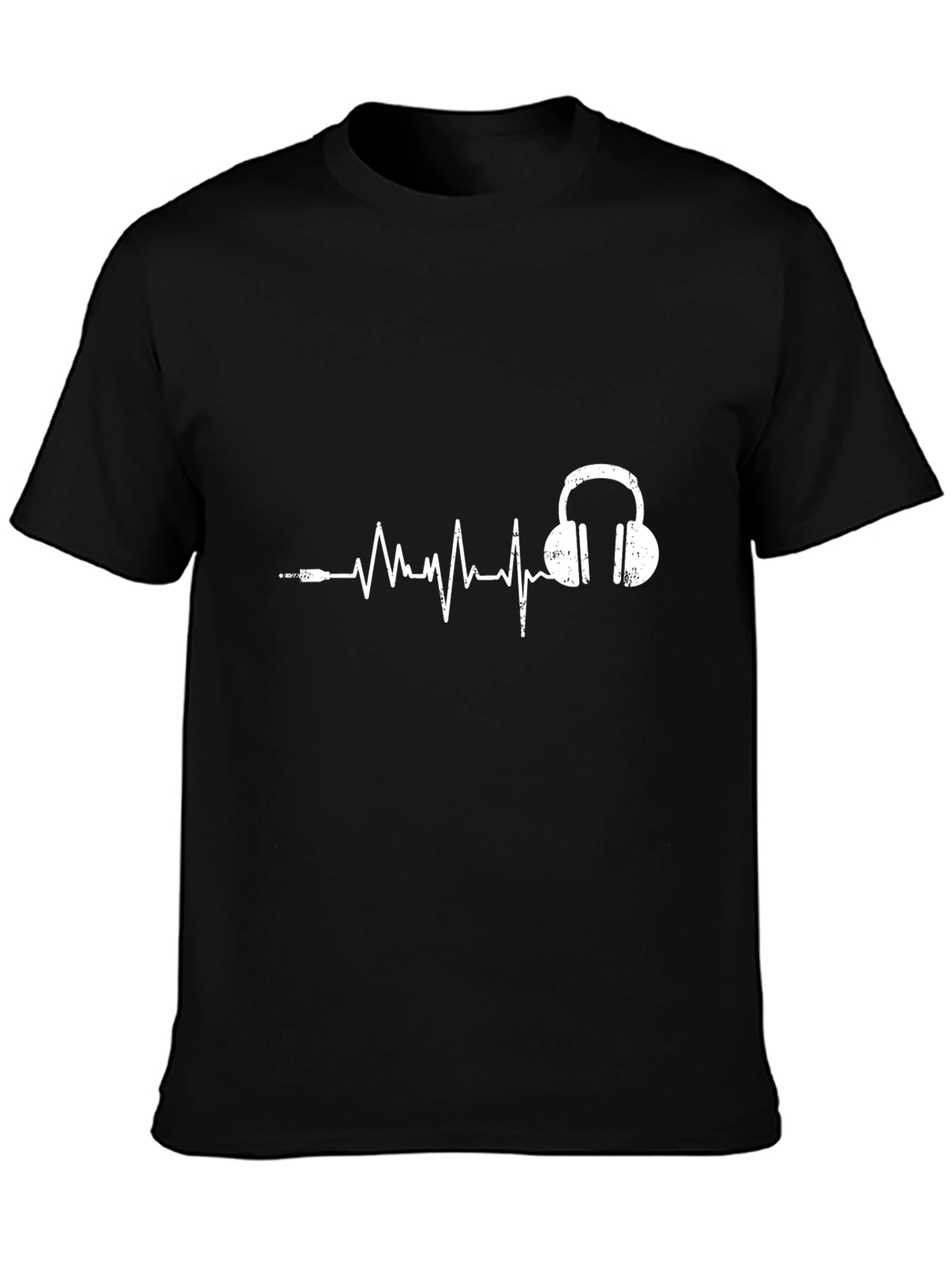 Cool Heartbeat Headphones Graphic Tee
