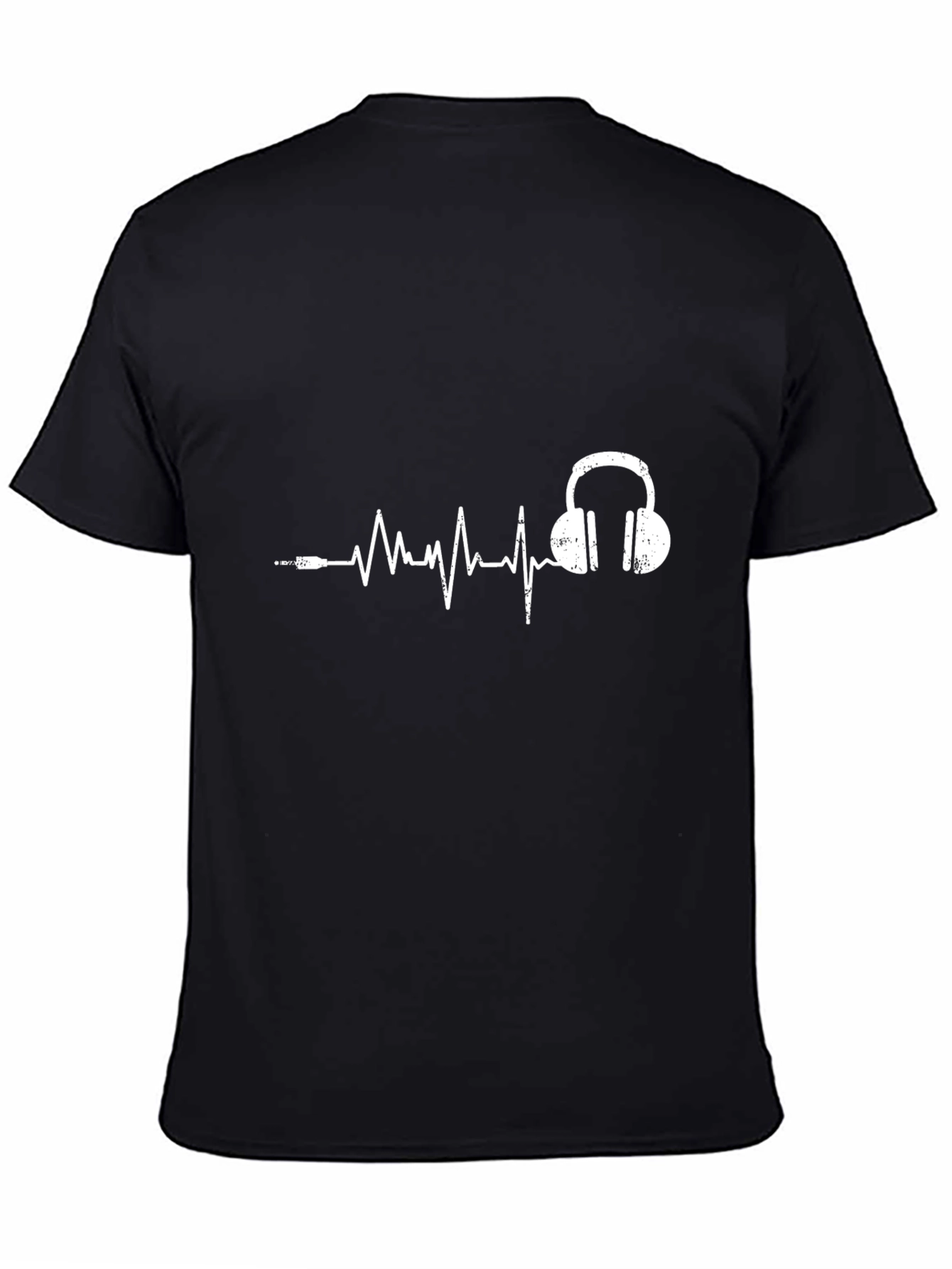 Cool Heartbeat Headphones Graphic Tee